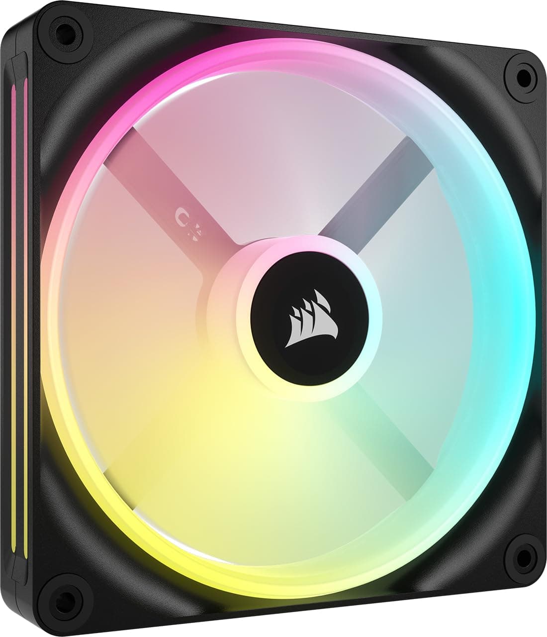 Corsair iCUE LINK QX140 RGB 140mm Magnetic Dome RGB Lüfter - Schwarz