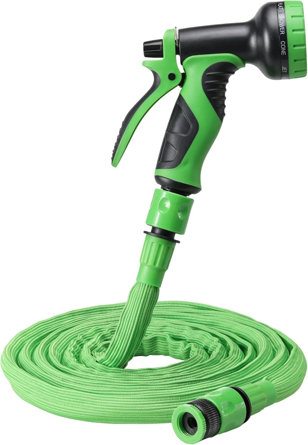 Navaris Tubo Estensibile da Giardino - Canna Acqua Giardino - Tubo da Giardino 7,5-15 m - Tubo Irrigazione con Pistola 10 Funzioni - Tubo Acqua Flessibile con Adattatore