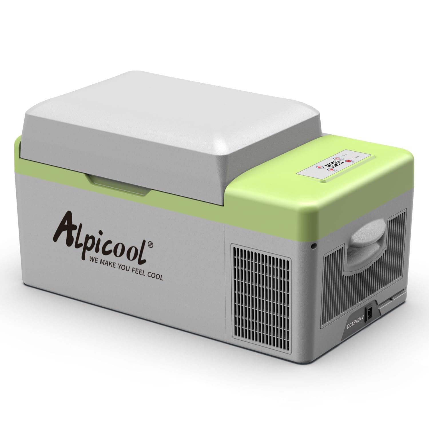 Alpicool Y20T 20L Mini Nevera de Coche portátil Eléctrica 12/24V CC Refrigerador de Coche para Hogar Aire Libre Camping, Viajes, Automóvil Enfriamiento de -20ºC a +20ºC