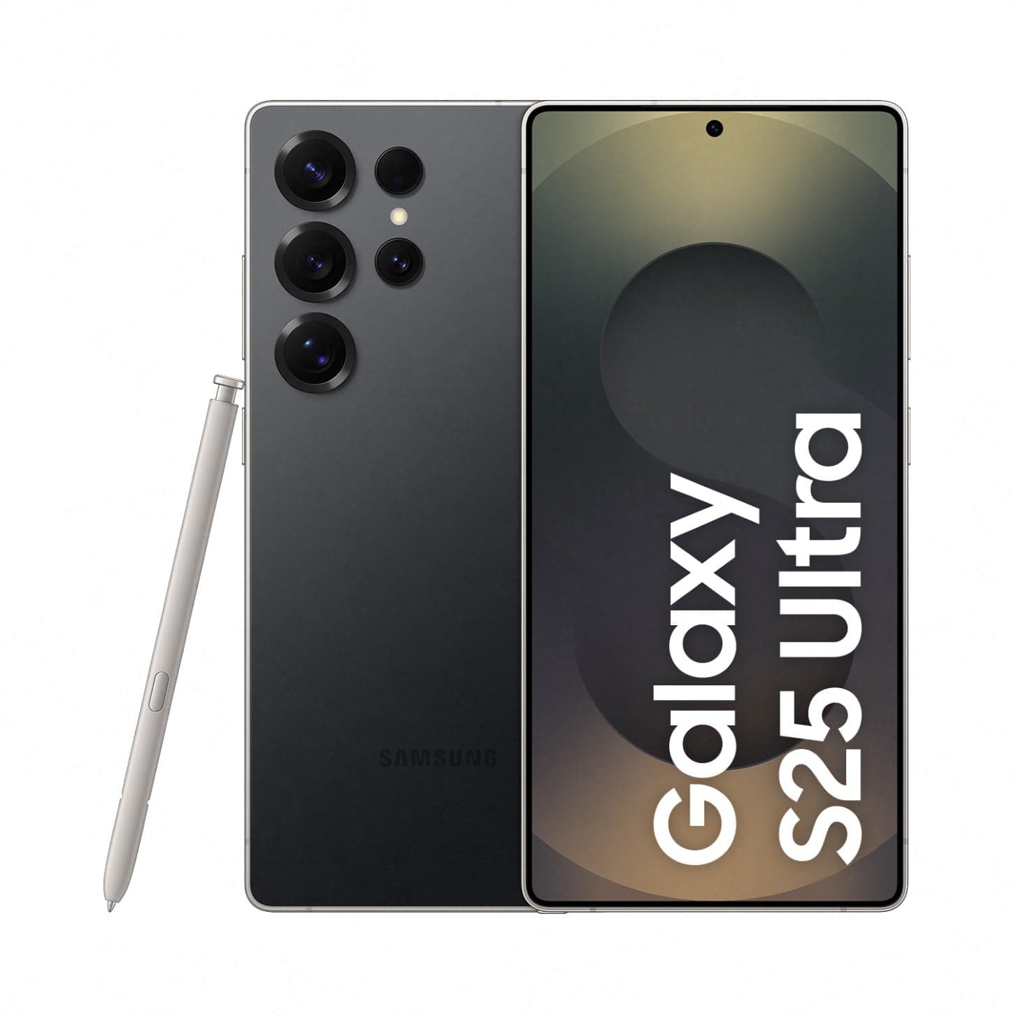 Samsung Galaxy S25 Ultra AI Smartphone mit Galaxy AI, Ohne Vertrag, Handy mit Android, 12 GB RAM, 1 TB Speicher, 200-MP-Kamera, Titanium Black, 3 Jahre Herstellergarantie [Exklusiv auf Amazon]