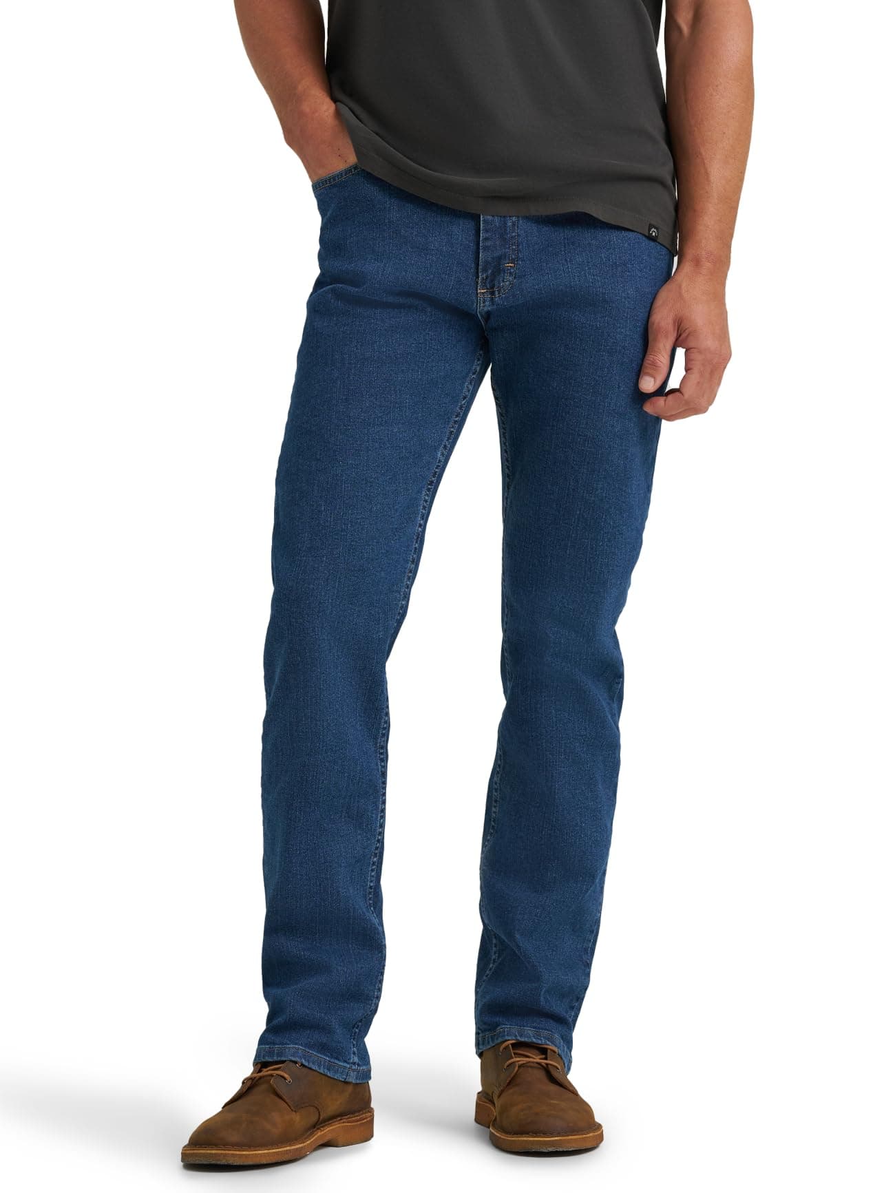 Wrangler Authentics Jeanshose, für Herren, reguläre Passform, Bequeme, elastische Taille