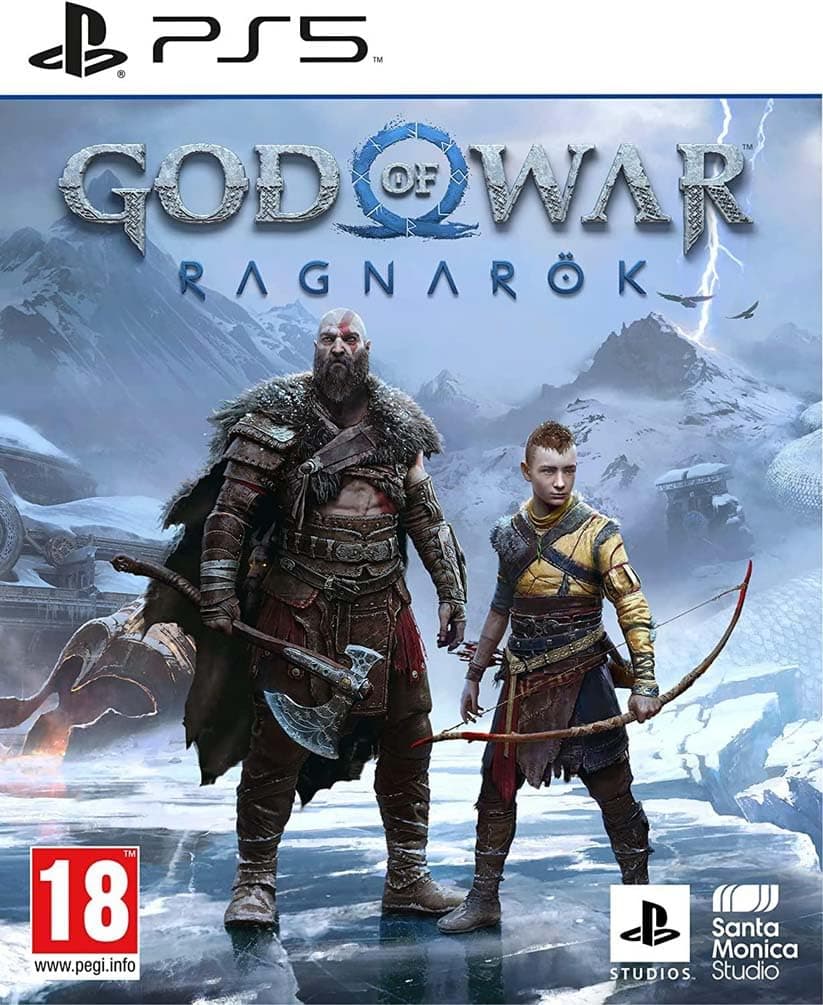 Sony, God Of War Ragnarök PS5, Jeu d'Action-Aventure, Édition Standard, Version Physique avec CD, En Français, 1 joueur, PEGI 18, Pour PlayStation 5