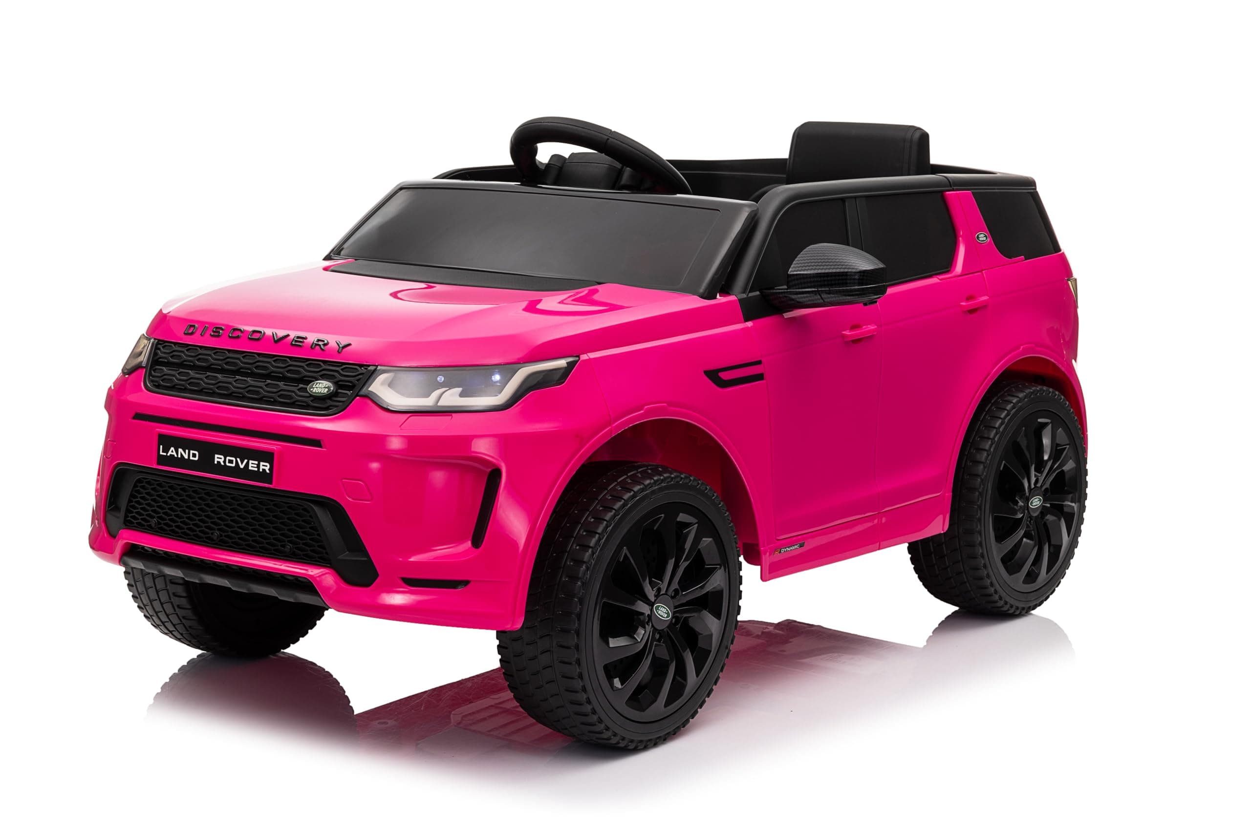 Baroni Toys Macchina Elettrica per Bambini Land Rover Range Rover Baby car Elettrica Full Optional Rosa, Auto Telecomandata con Sedile e Porte Apribili, Doppio Motore 12V, Carico fino a 25 Kg