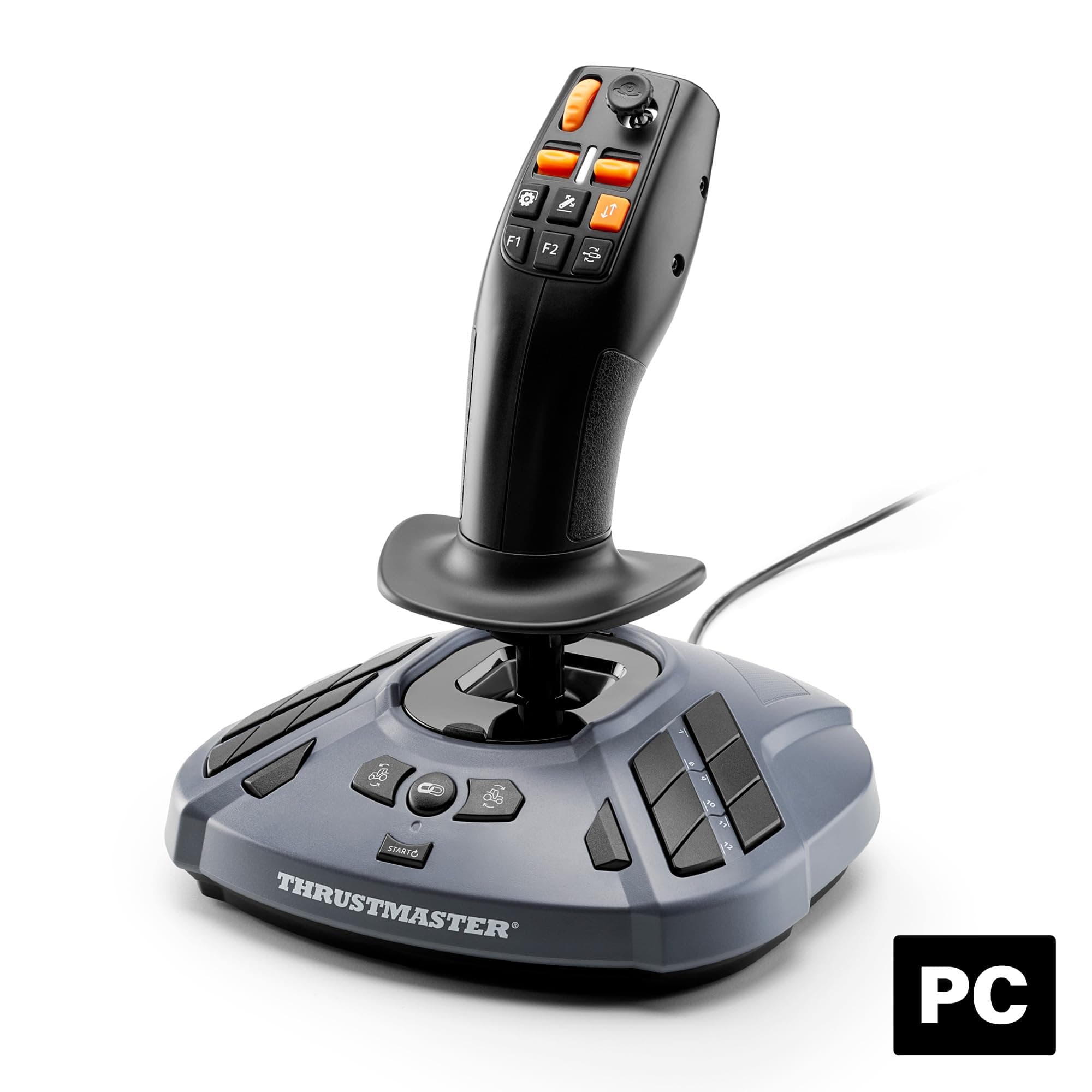 Thrustmaster SimTask FarmStick – Präziser und Multifunktionaler Joystick für Farming-Simulatoren, Fahrzeugsteuerung und Arbeitsgeräte auf PC