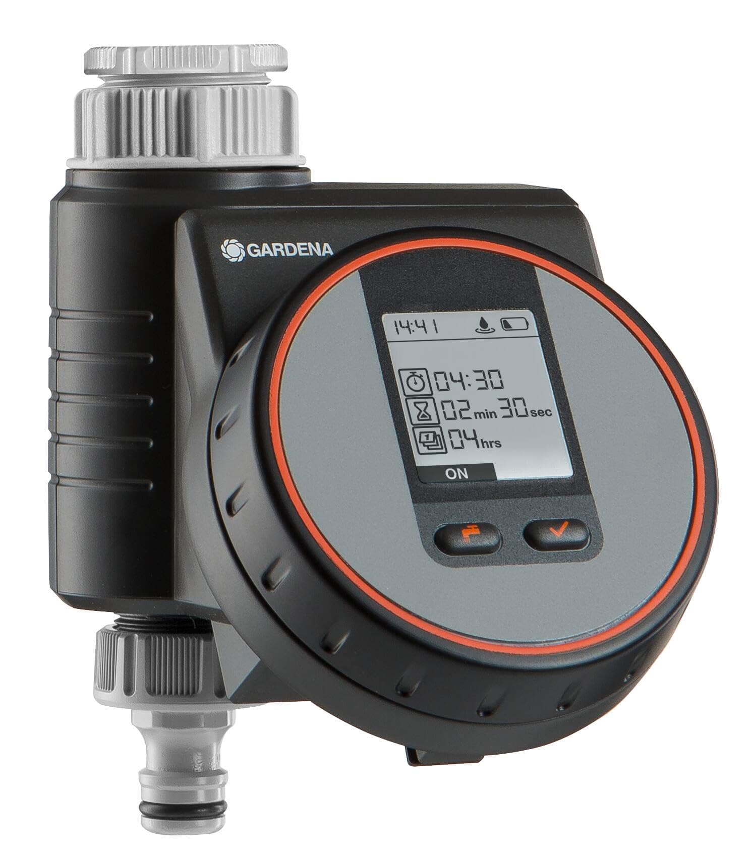 Gardena Bewässerungssteuerung Flex: Automatische und zeitsparende Bewässerung für Balkon und Terrasse, einfache Bedienung, Water Now-Funktion (1890-20)