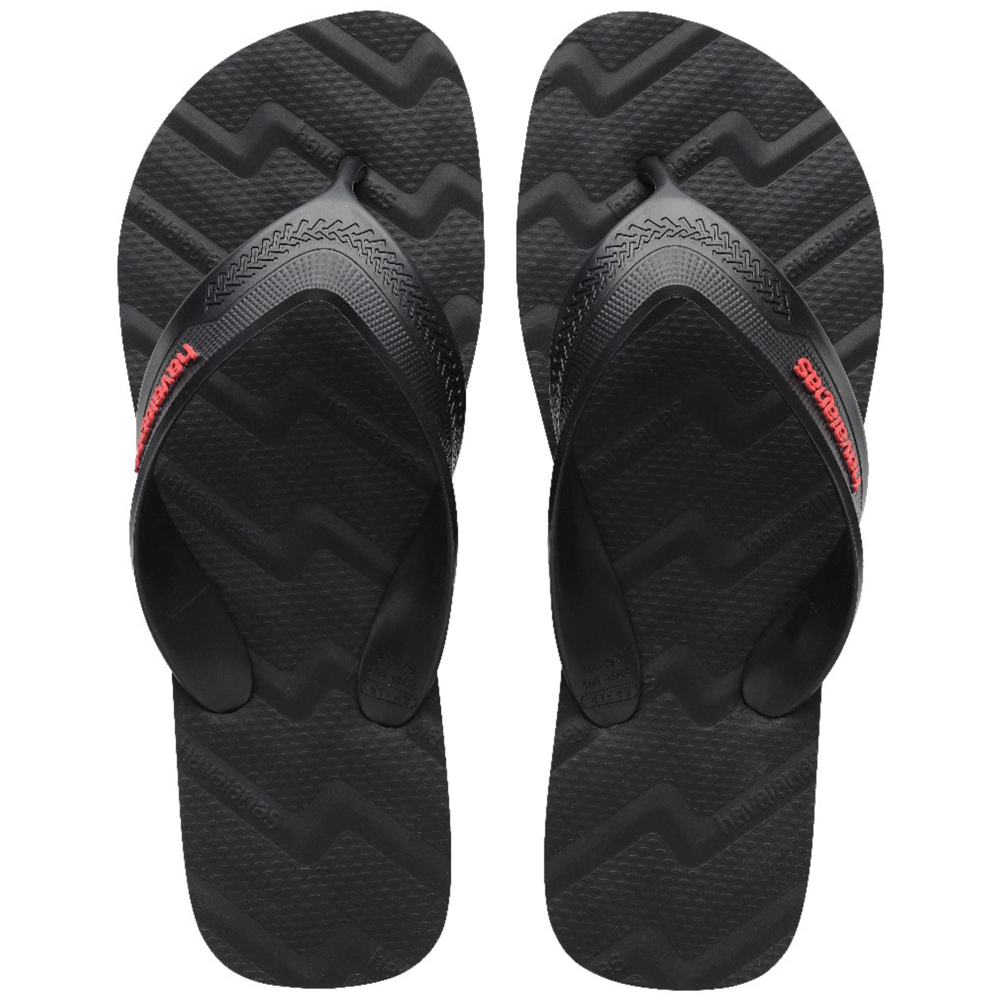 Havaianas - Track Waves, Chanclas Cómodas, Seguras y Duraderas, Tiras Anchas y Redondeadas y Suela Anatómica con Dibujo, Hombre