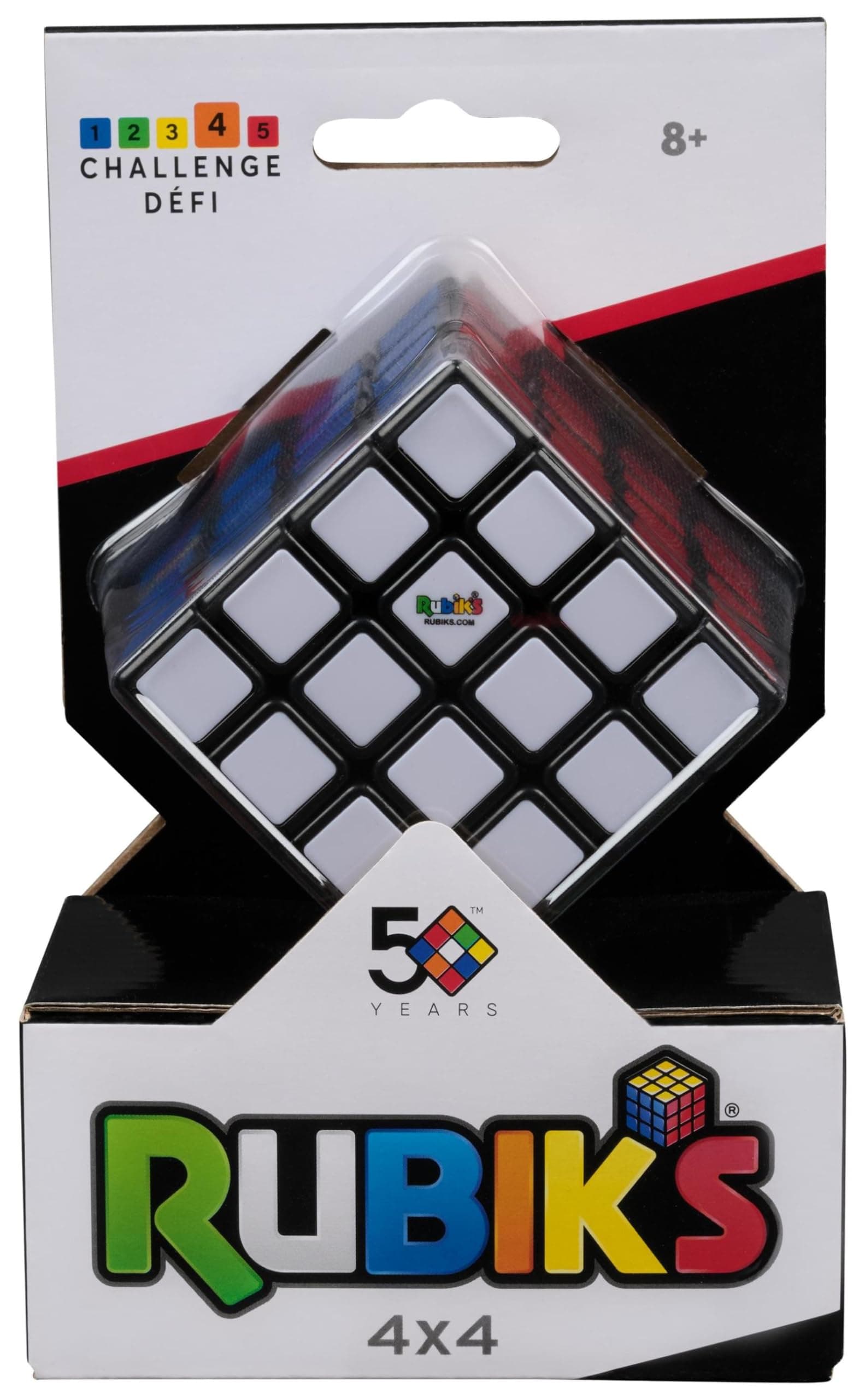 Rubik’s 4x4 Master Zauberwürfel - der ultimative 4x4 Cube für Logik Profis ab 8 Jahren und für unterwegs, hohe Qualität, leichtgängiges Handling, leuchtende Farben