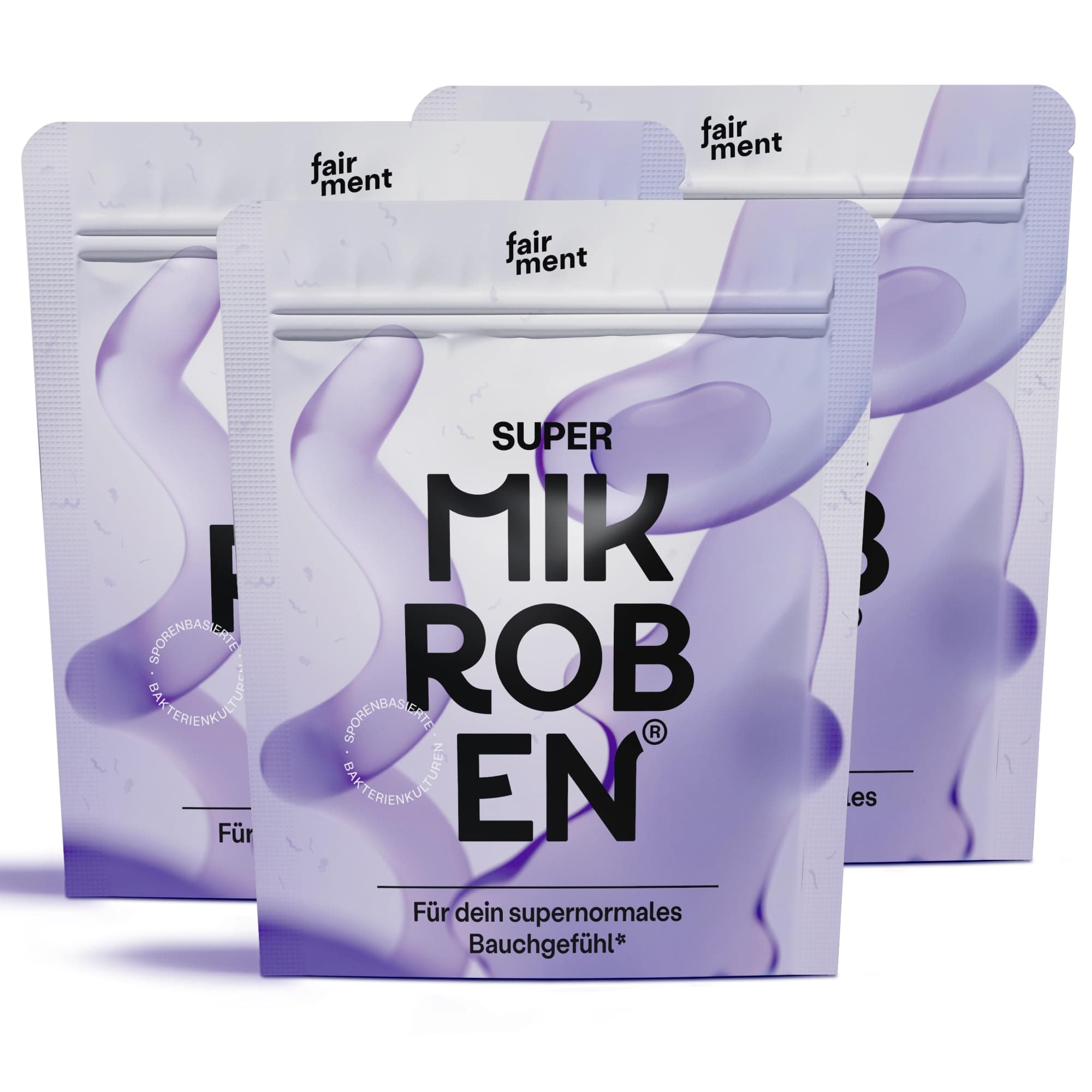 fairment SuperMikroben® Plus, Bakterien Stämme 3 MRD KBE/Tagesdosis, mit Vitamin B2 B3 B6 und Mineralien Komplex hochdosiert, 180 Kapseln aus Deutschland
