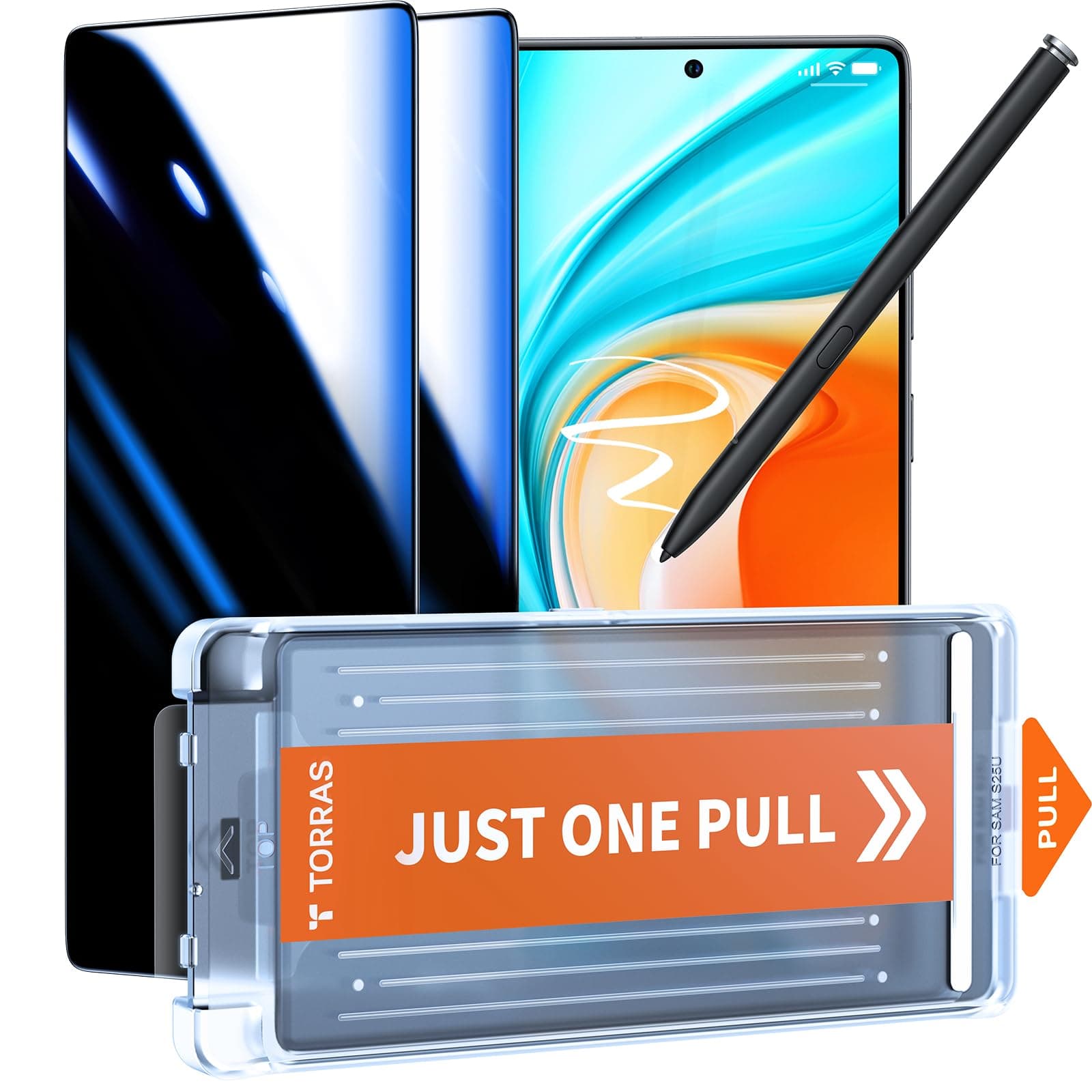 TORRAS für Samsung Galaxy S26 für Panzerglas Sichtschutz[Nr.1 Drop-Schutz] Stoßfeste Schutzfolie für Samsung S26 Folie Härte Kratzfest [Vollständige Abdeckung] Anti-Fingerabdruck, 2 Stück