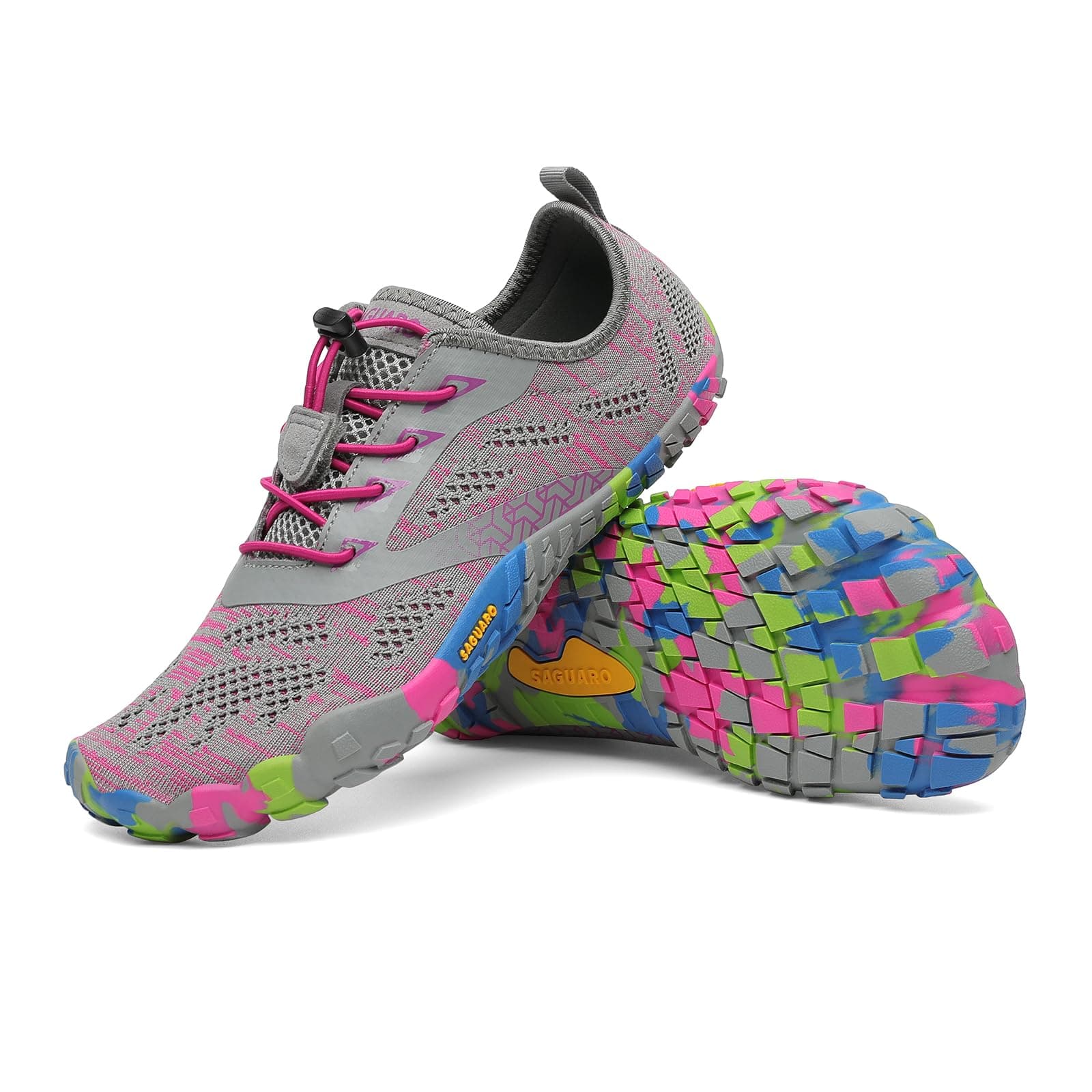 SAGUARO Barefoot Zapatillas Minimalista Ligera Zapatillas de Trail Running para Zero Drop Soles, Gr.36-48