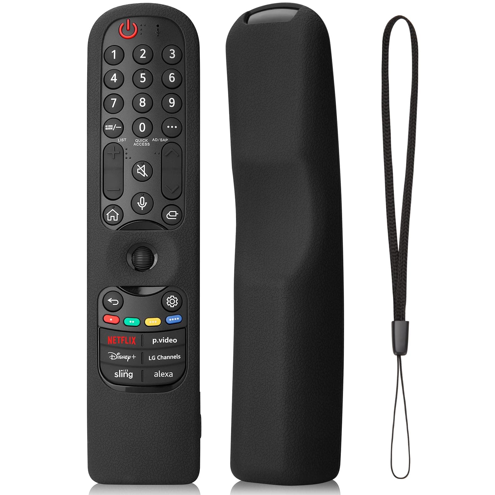 Custodia protettiva in silicone per telecomando TV LG MR21GA MR22GA MR23GA MR24GA, custodia per telecomando LG-Magic-TV-Remote 2021-2024
