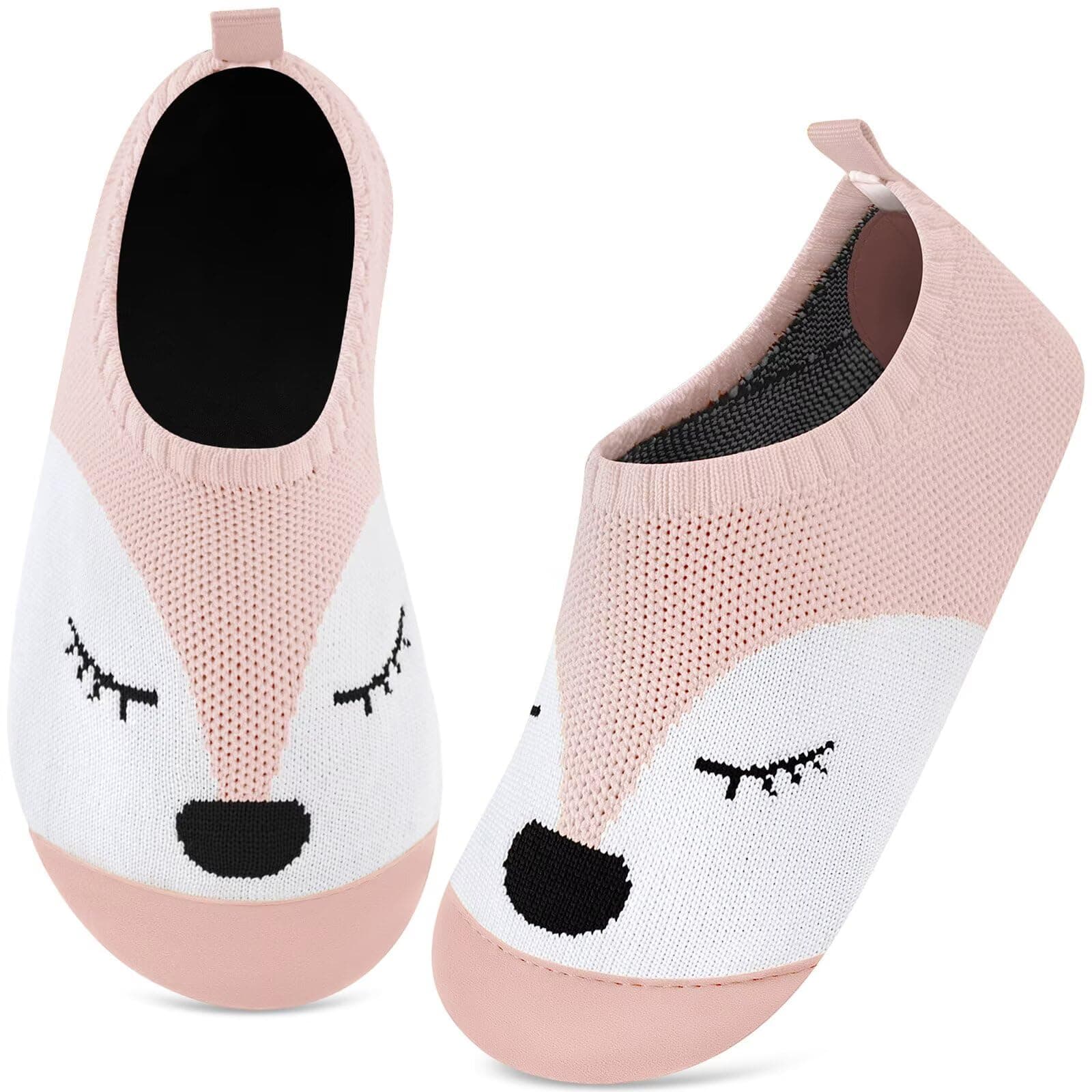 Kyopp Chaussons Enfant Garçon Respirant Pantoufles Filles Doux Antidérapant Chaussette Chaussures Unisexe