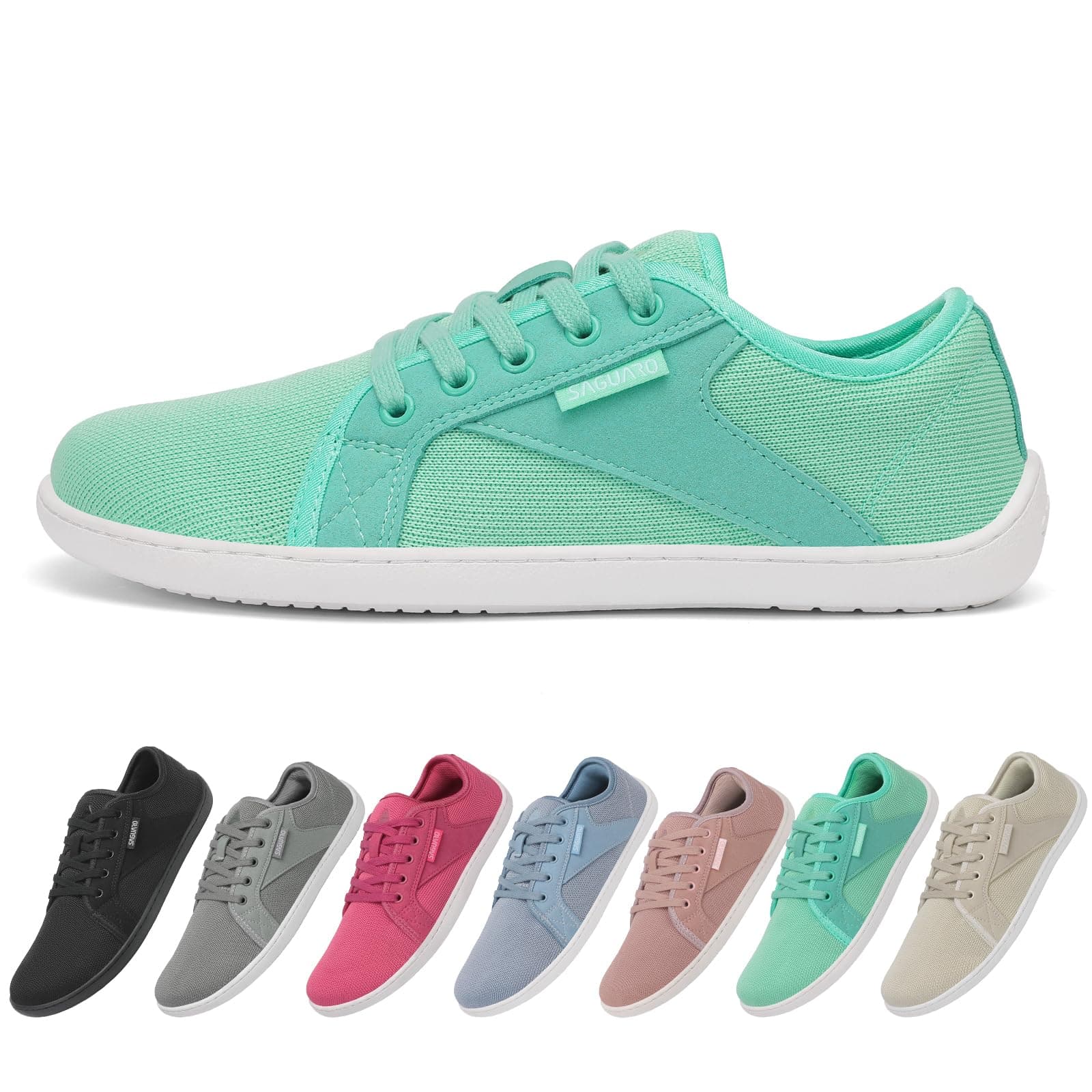 SAGUARO Unisex Knit Barefoot Zapatillas Minimalistas, Luck Ⅰ, Talla 36-48