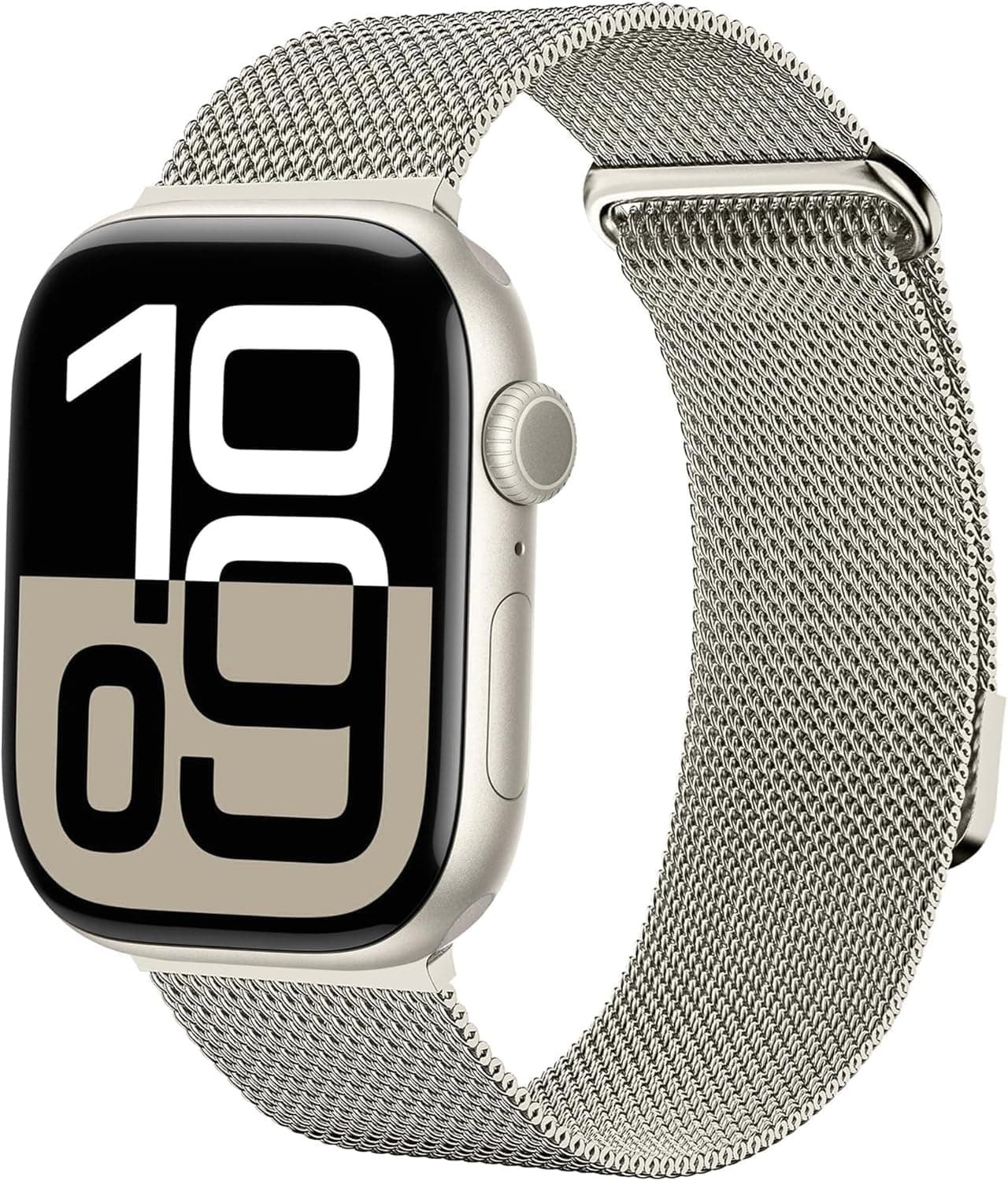 Fullmosa Cinturino Metallo Compatibile con Apple Watch 42mm(Serie 11 10) 41mm 40mm 38mm per Donna Uomo, Cinturini in Acciaio Maglia Milanese per iWatch SE3 2 1 Serie 11 10 9 8 7 6 5 4 3 2 1, Galassia