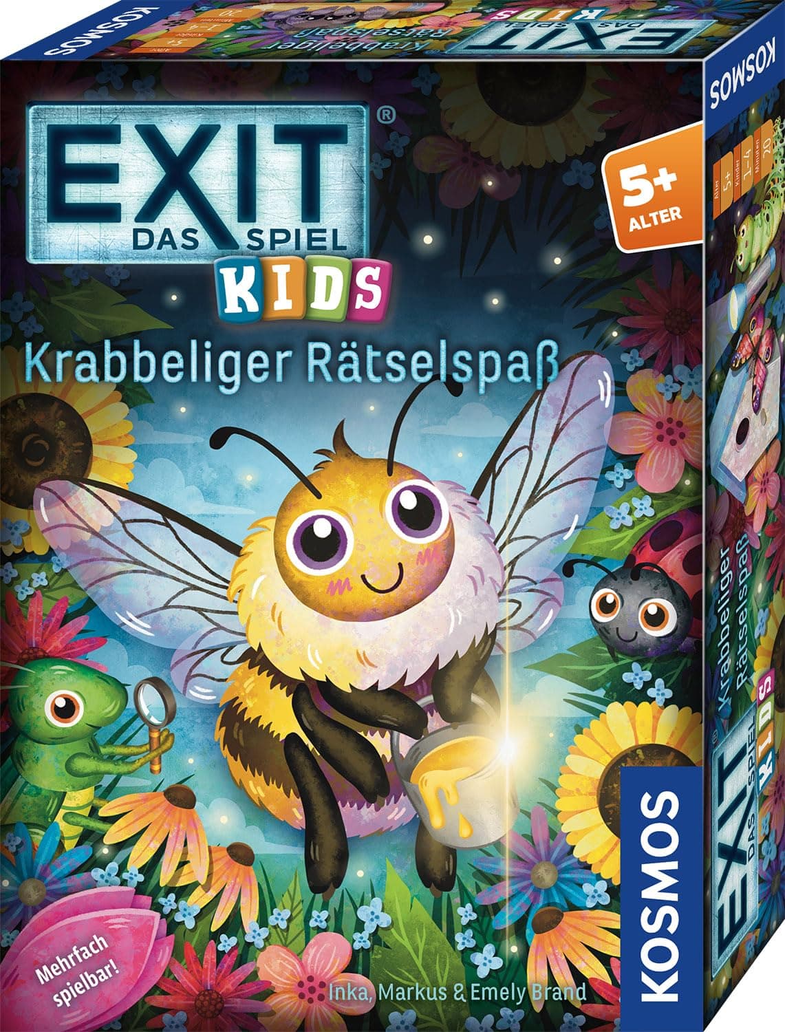 Kosmos 684792 - EXIT® - Das Spiel Kids - Krabbeliger Rätselspaß, ab 5 Jahre für 1-4 Kinder, mehrfach spielbar, Escape Room Spiel, EXIT Game, Kinderspiel
