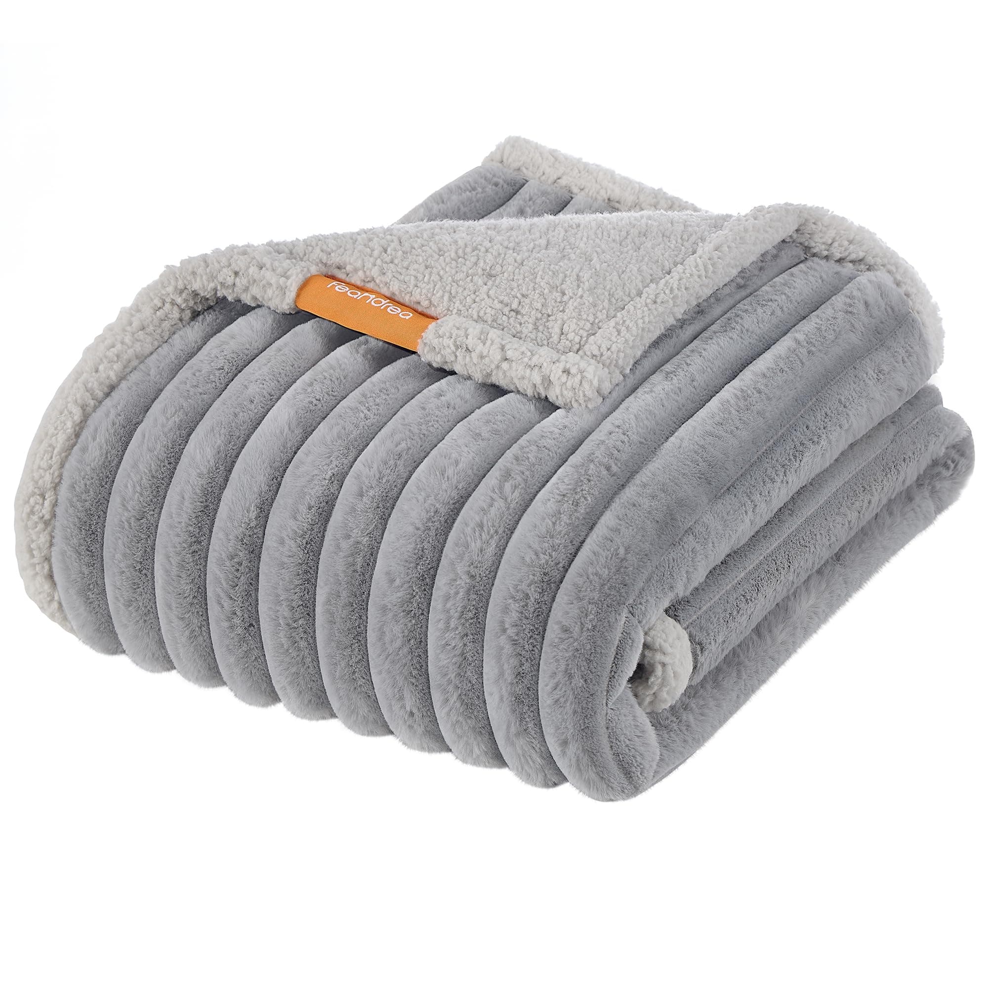 Feandrea Hundedecke, wasserdichte Decke, L, 127 x 102 cm, für kleine, mittelgroße Hunde, beidseitig verwendbar, Hundesofa waschbar, Taubengrau-hellgrau PPB035G01