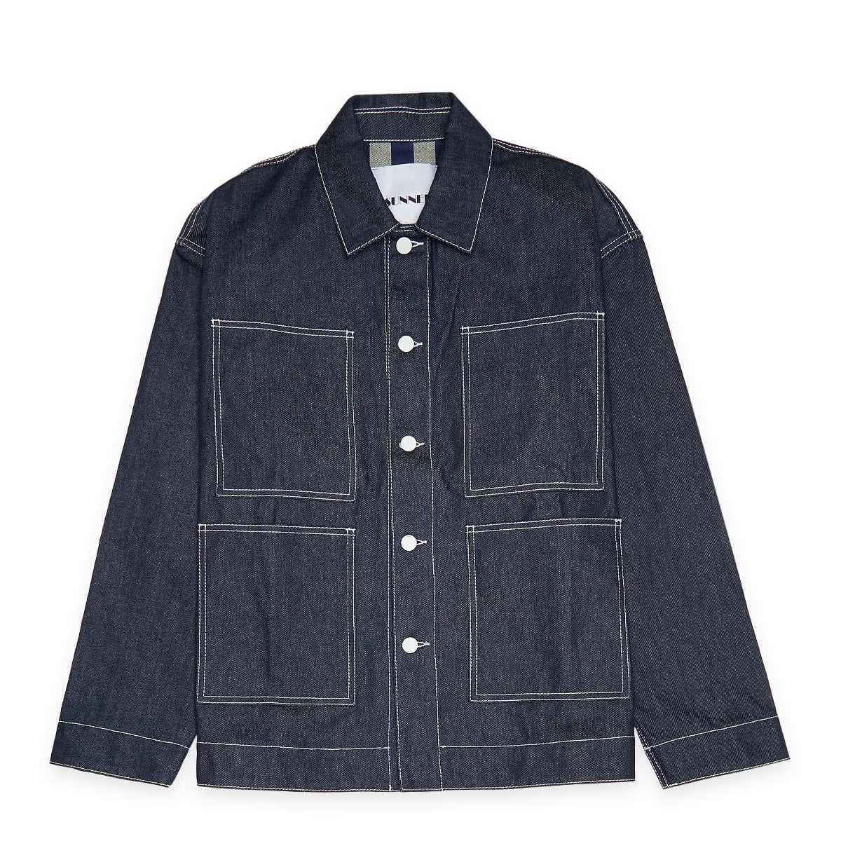 Raw Denim Reversible 4 Pockets Jacket 