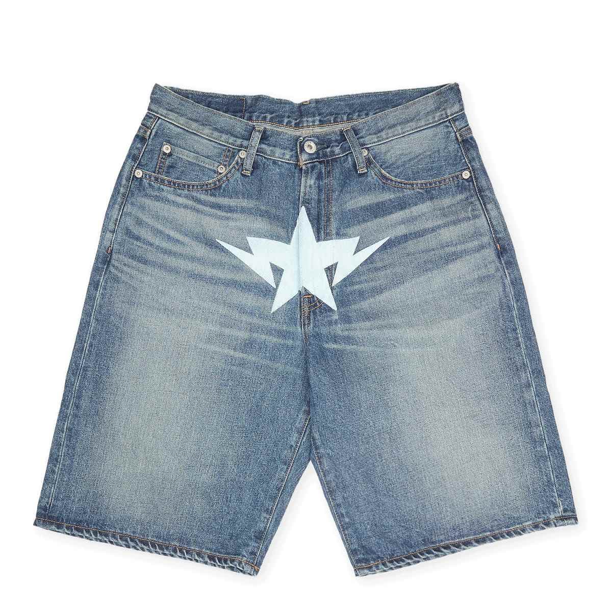 Twin Sta Relaxed Fit Denim Shorts