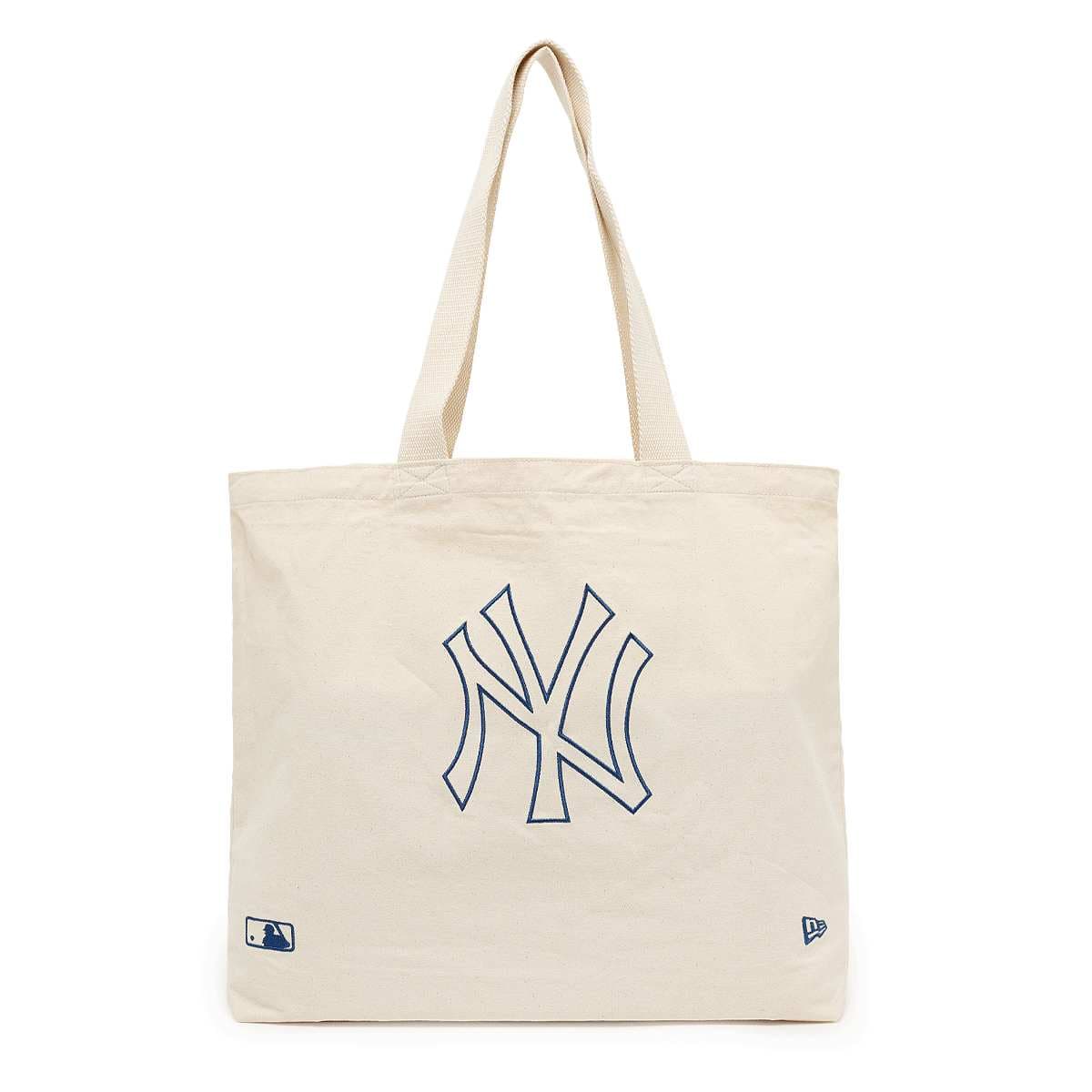 Mlb Light Canvas Tote Bag New York Yankees 