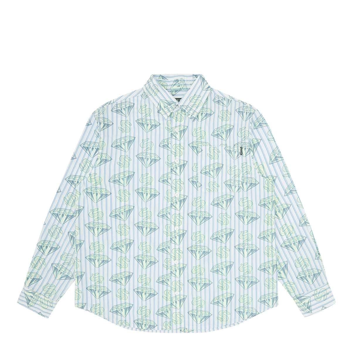 Glow In The Dark Diamonds & Dollars Striped Shirt