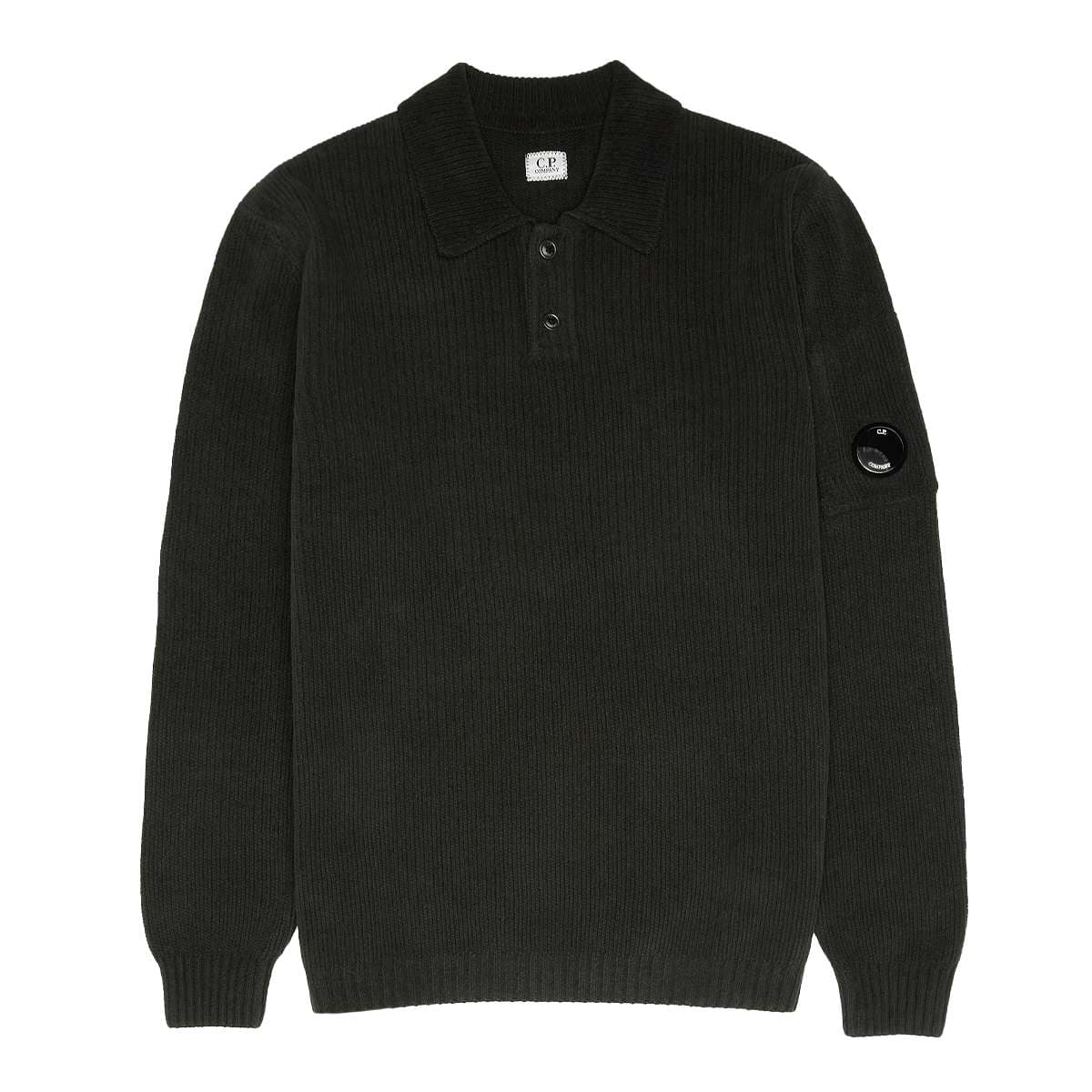 Knitwear Polo Collar In Chenille Cotton