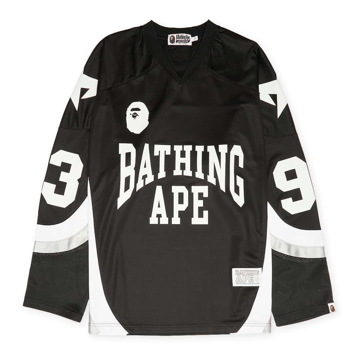 Line Camo Jacquard Logo Relaxed Fit Ice Hockey Jersey