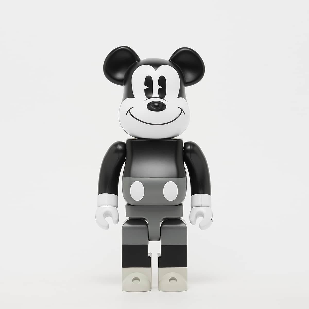 Bearbrick Mickey Mouse B&W Ver (Mickey Mouse & Friends) 400%