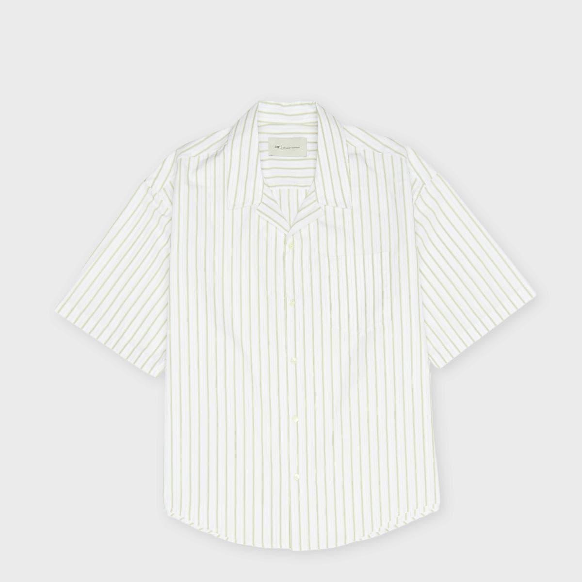 SS Boxy Shirt Camp Collar Embossed ADC