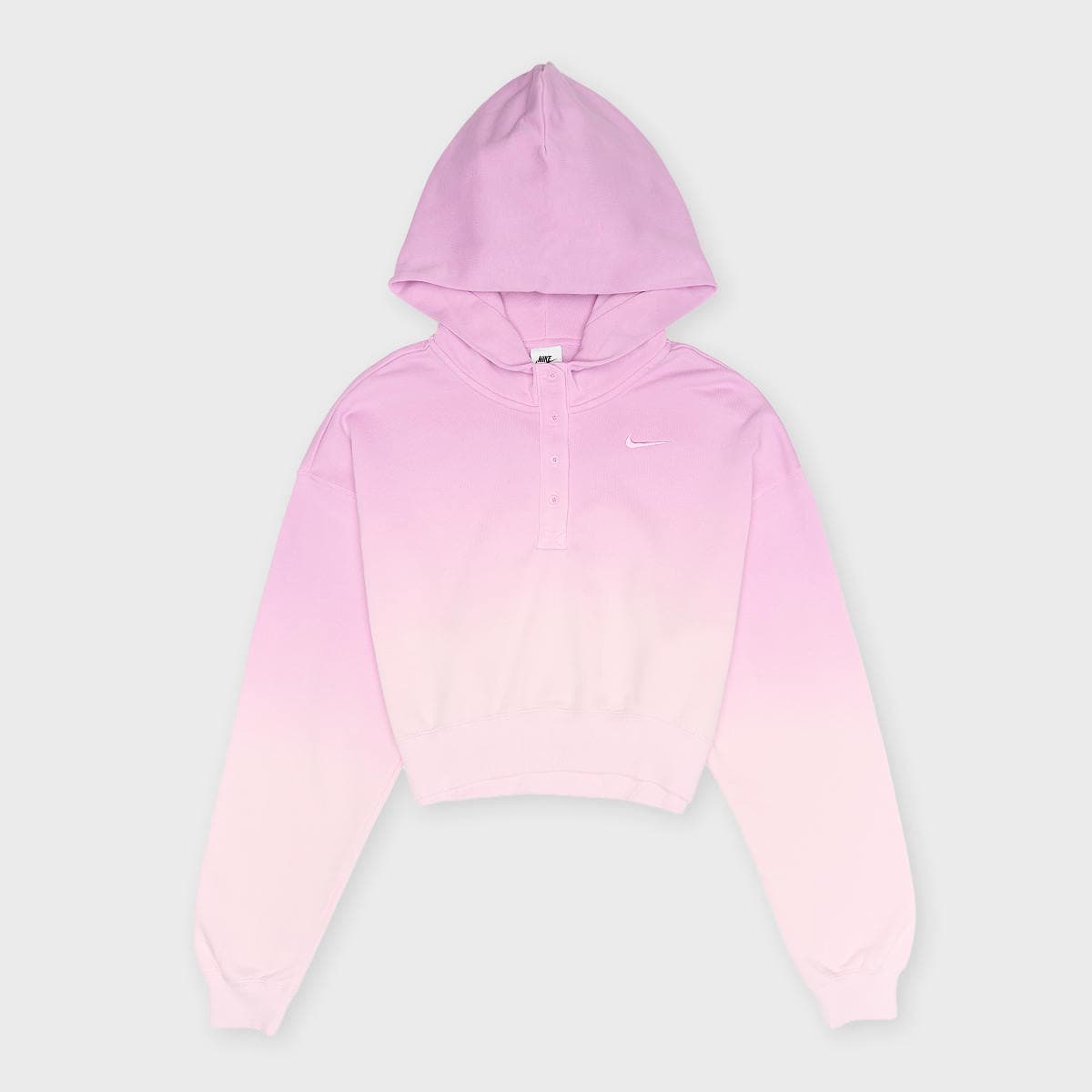 Phoenix Fleece Oversized Henley Dipped Hoodie
