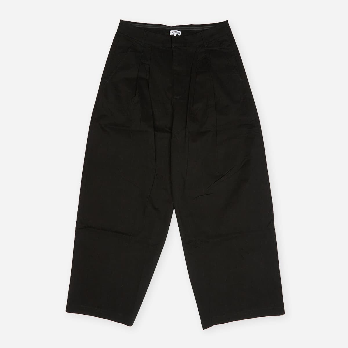 Pleated Logo Trousers