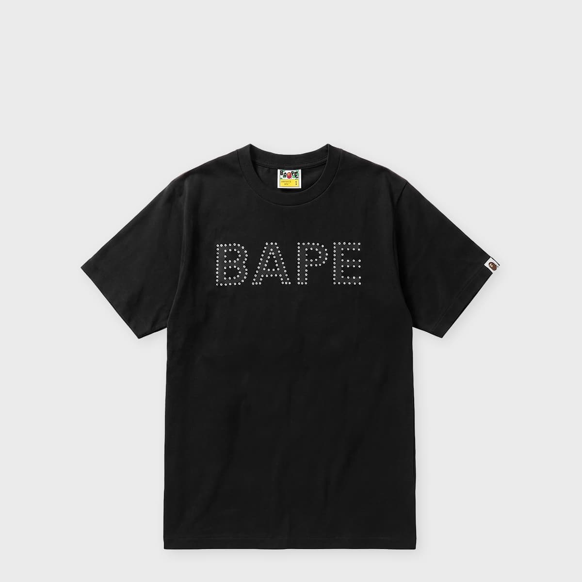 Bape Rhinestone Logo Relaxed Fit Tee