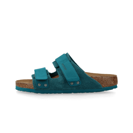 Uji Nubuck/Suede Leather Deep Turquoise