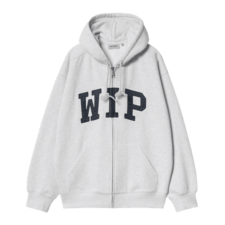 Hooded WIP Sweat Jacket (ash heather)