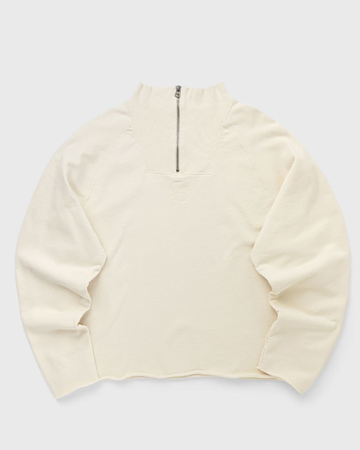 Raglan Mock Neck Pullover