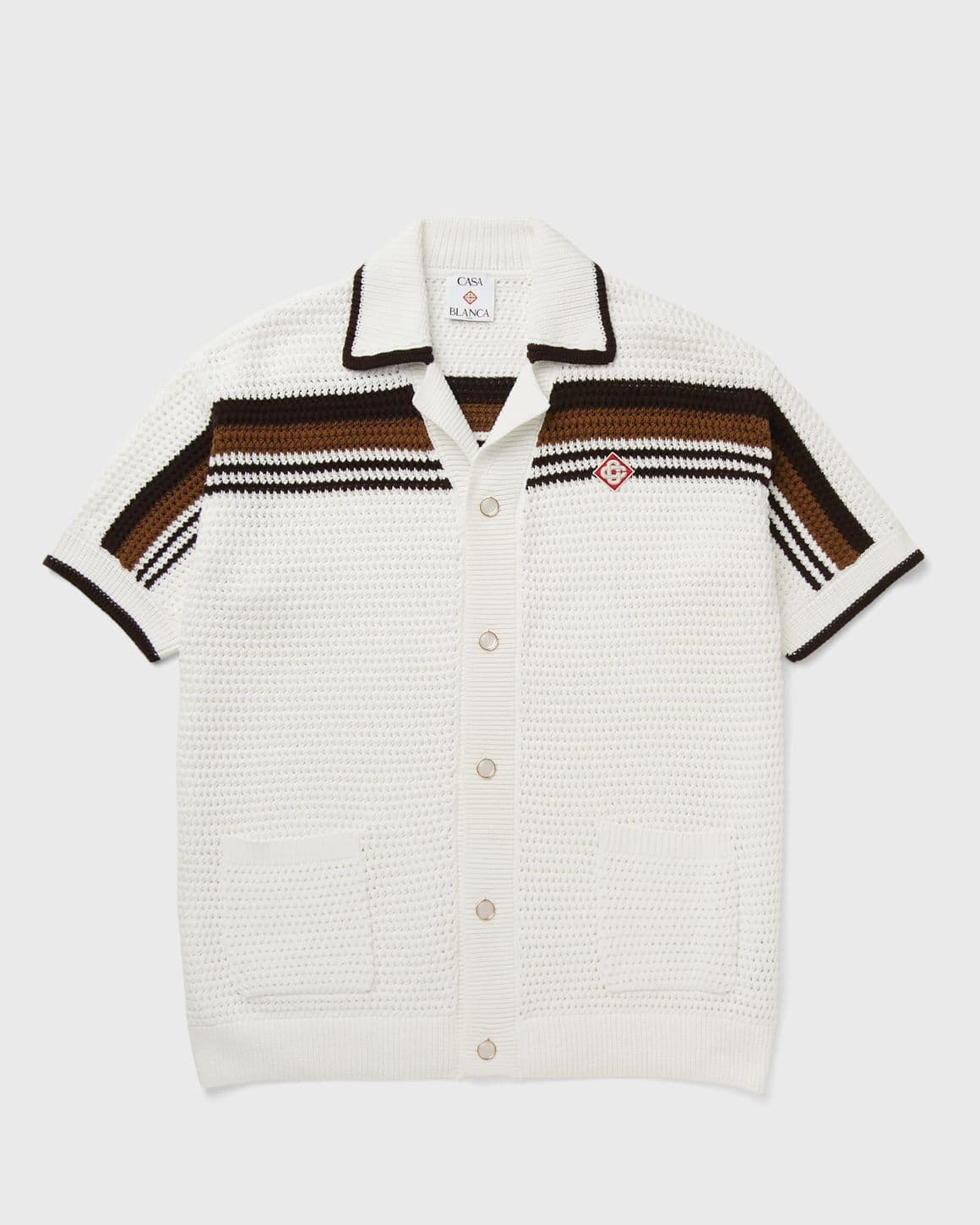 CROCHET SHORT SLEEVE SHIRT