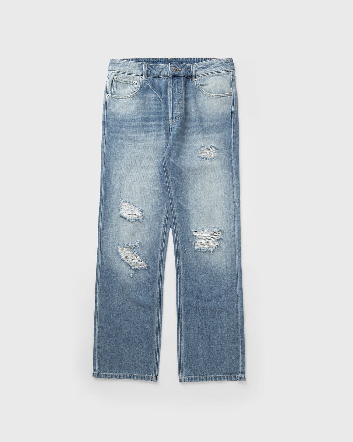 DISTRESSED FRONT JEANS