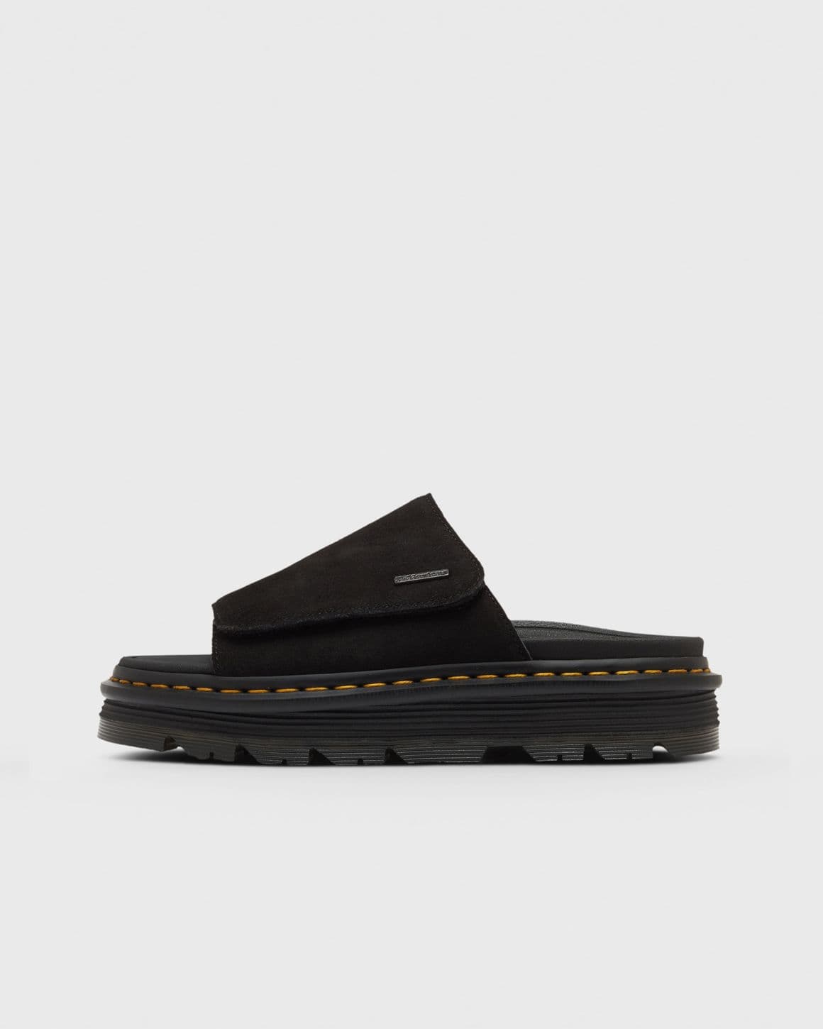 Zebzag Slide Black Eh Suede