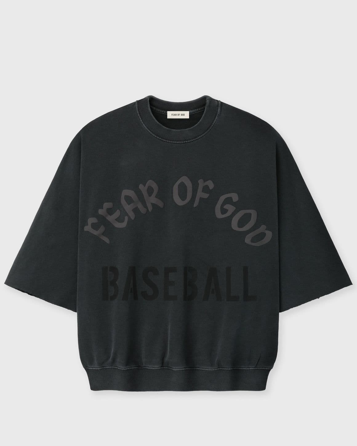 BASEBALL CUT SLEEVE SWEATSHIRT