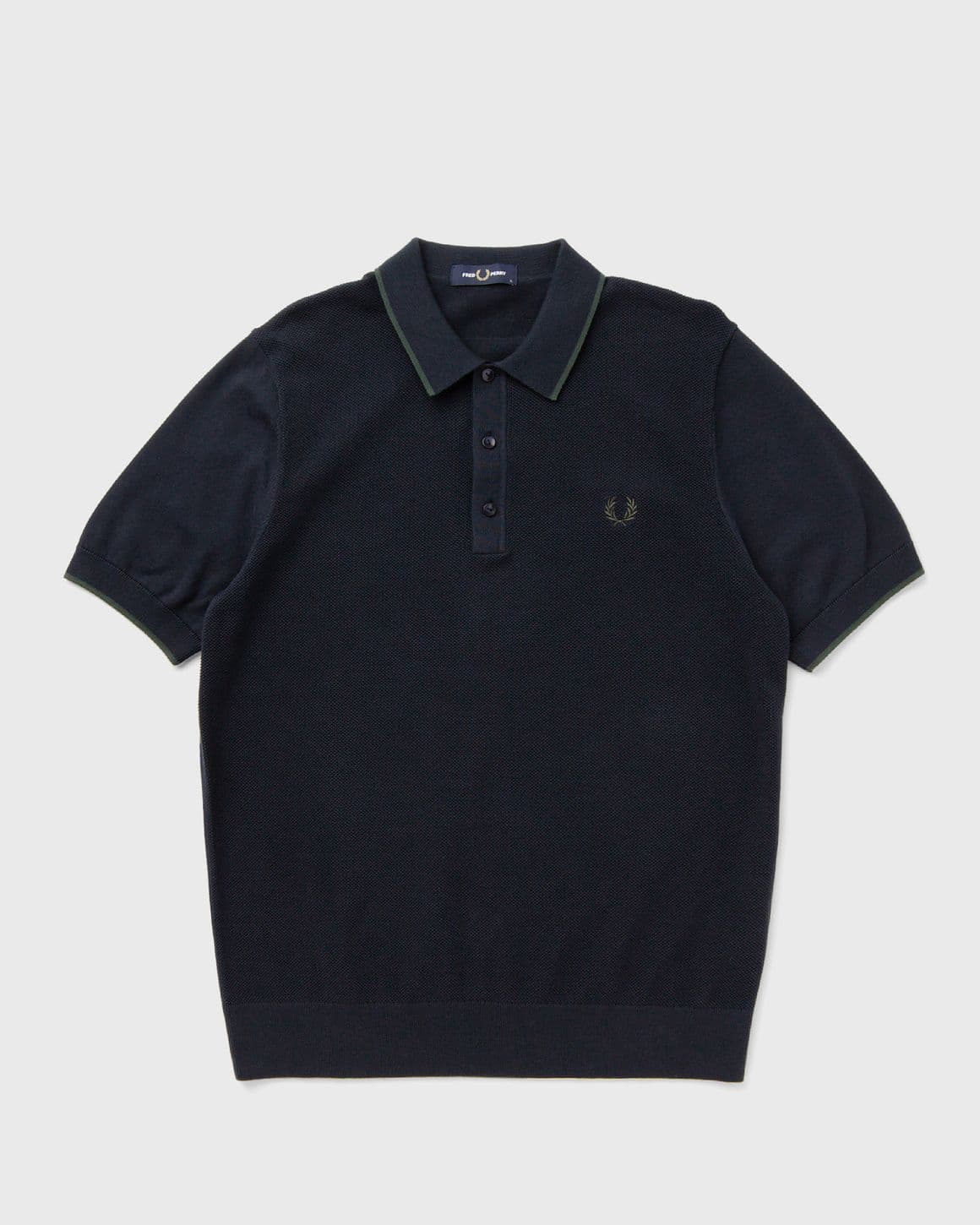 PIQUE STITCH KNITTED SHIRT