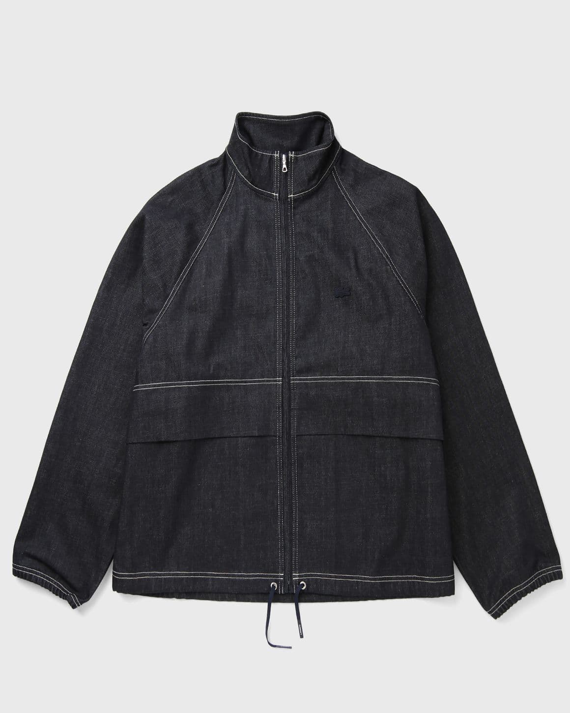 Oversized Zipped Denim Jacket