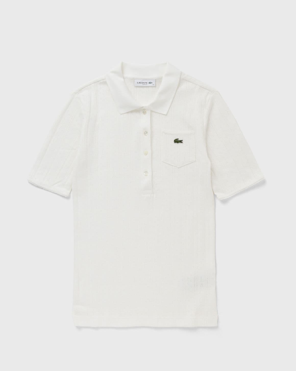 Slim Fit Pointelle Knit Polo Shirt