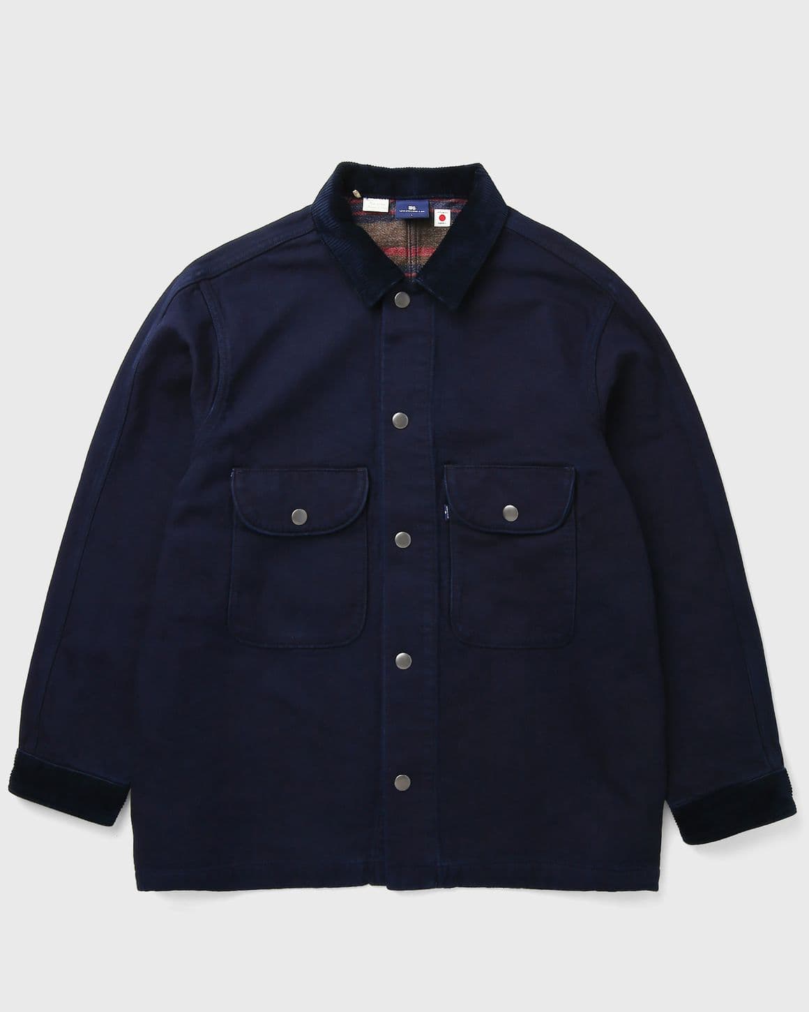 BLUE TAB SHIRT JACKET