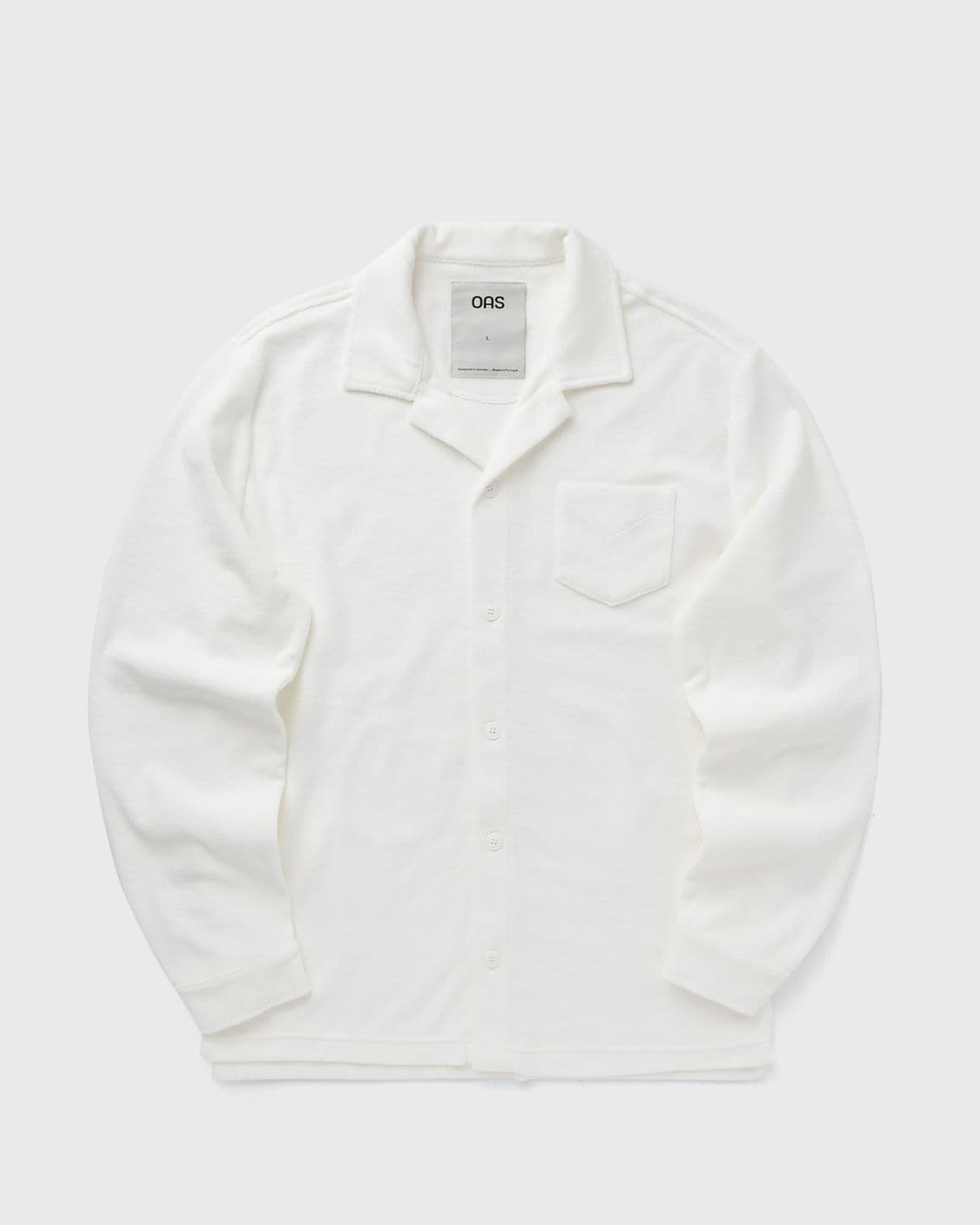 White Terry Camisa Shirt