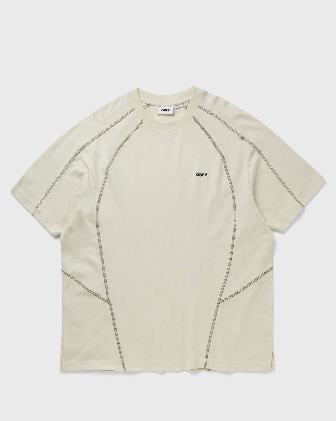 Obey contrast stitch tee