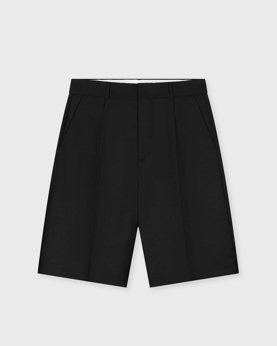 TROPICAL WOOL BLEND TAILORED SHORTS