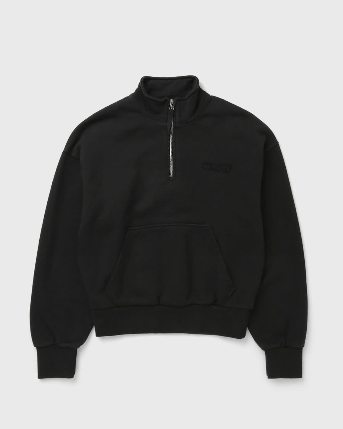 WMNS RETRO LOGO HALF ZIP SWEAT