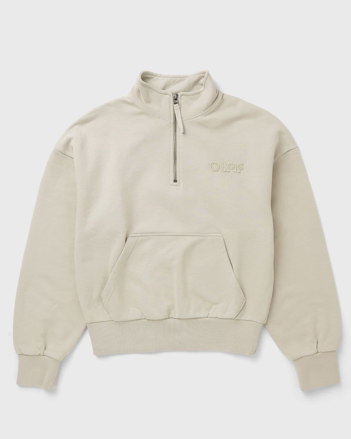 WMNS RETRO LOGO HALF ZIP SWEAT