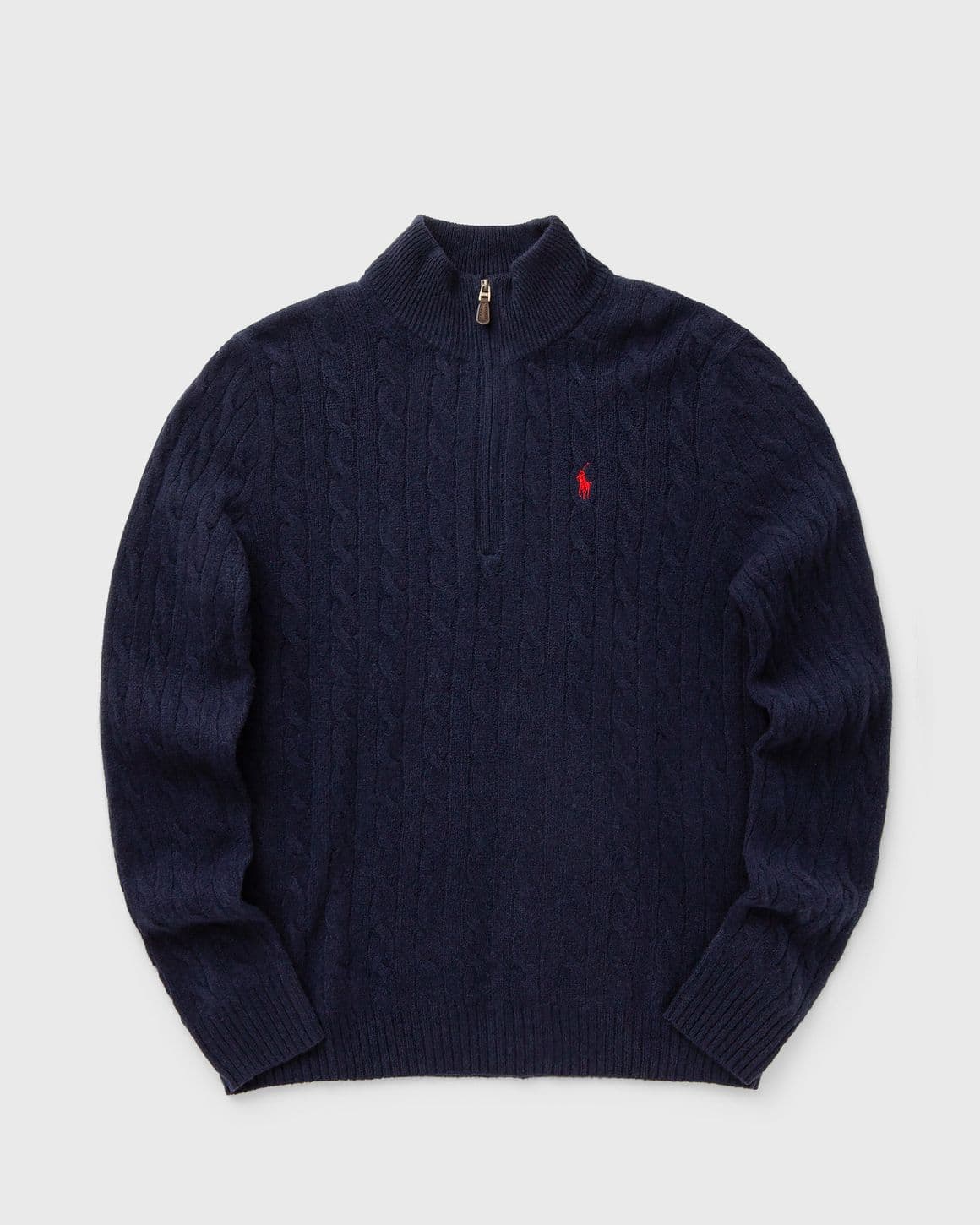 ZIP KNIT PULLOVER
