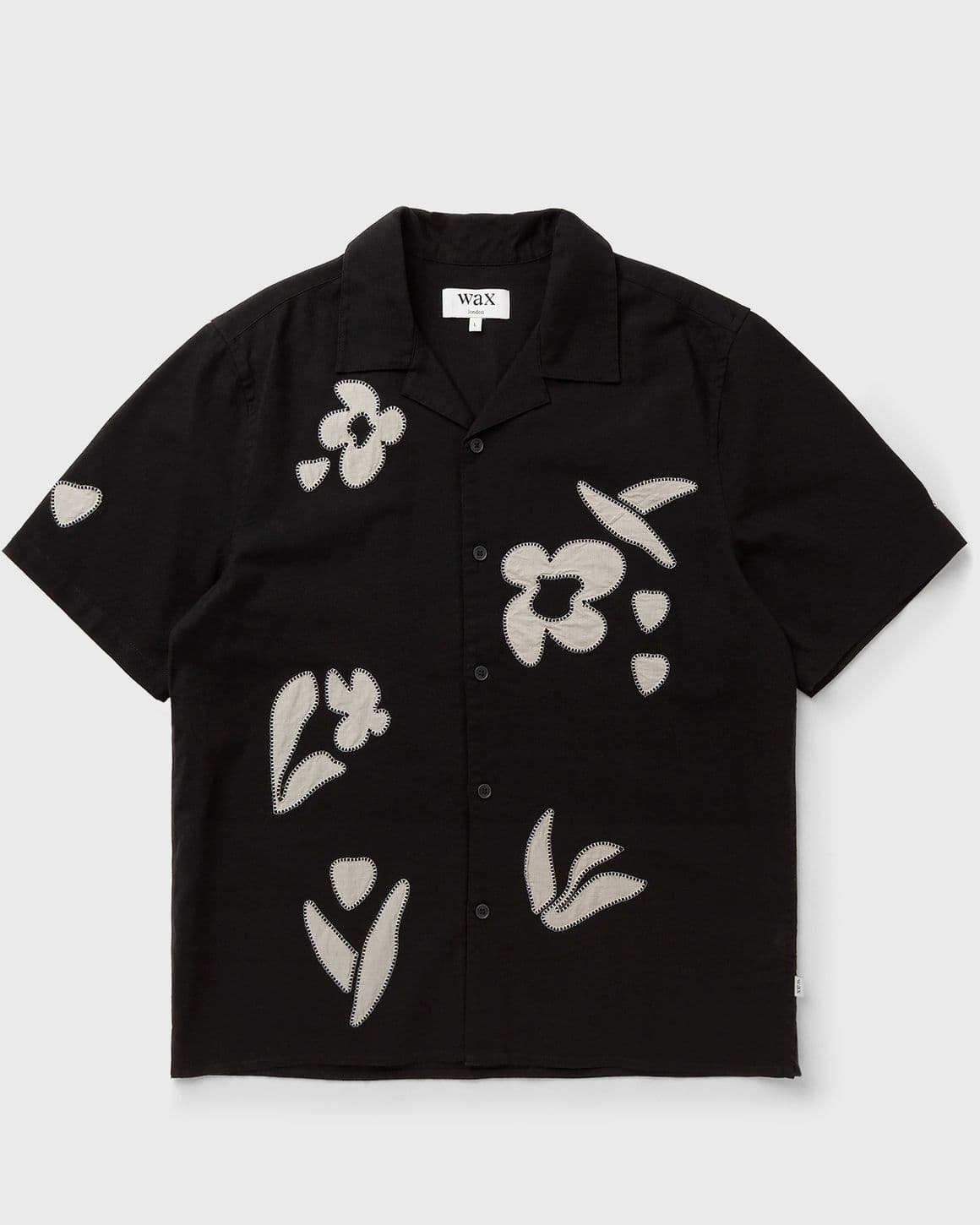 DIDCOT SS SHIRT ABSTRACT APPLIQUE
