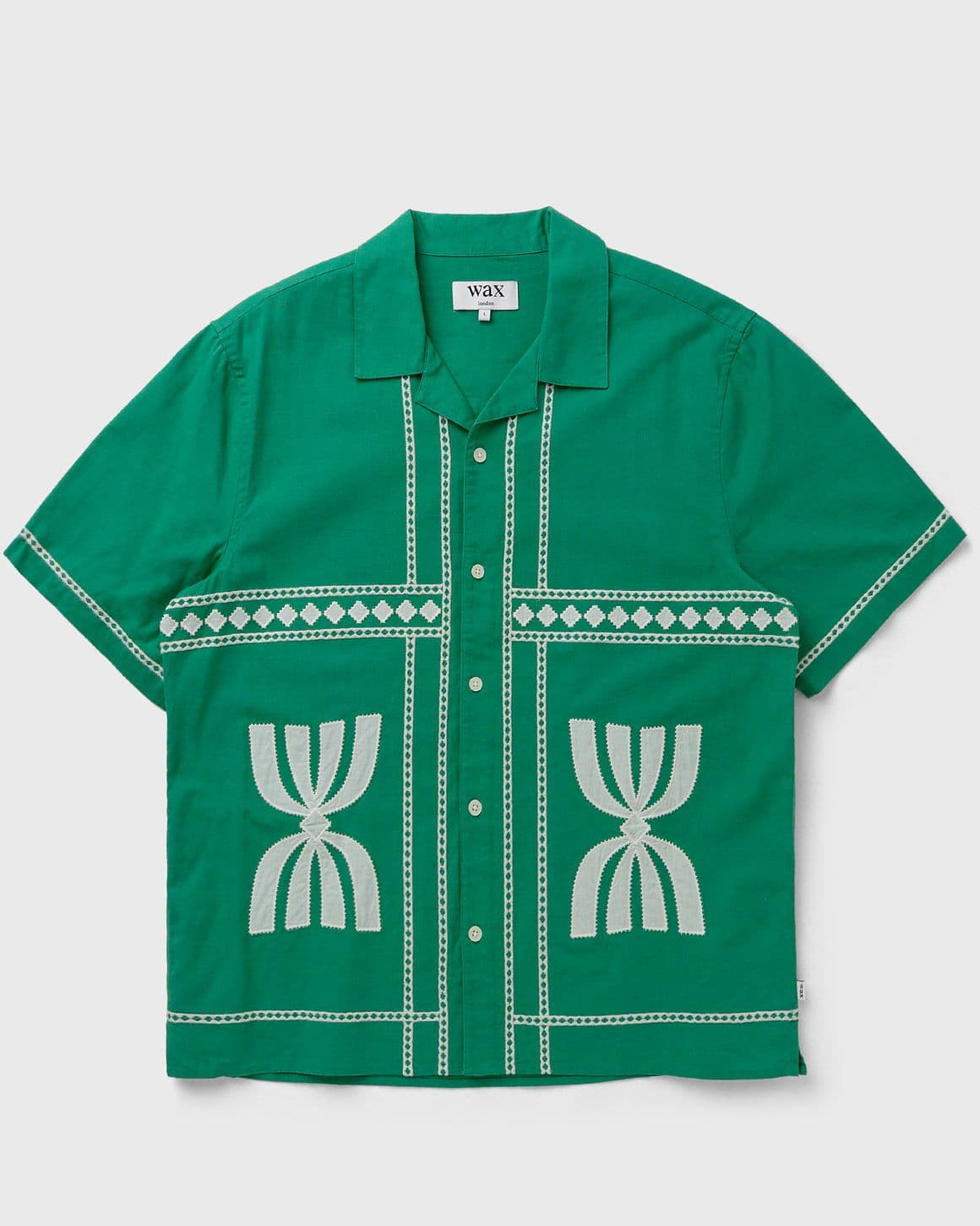 DIDCOT SS SHIRT BORDER APPLIQUE